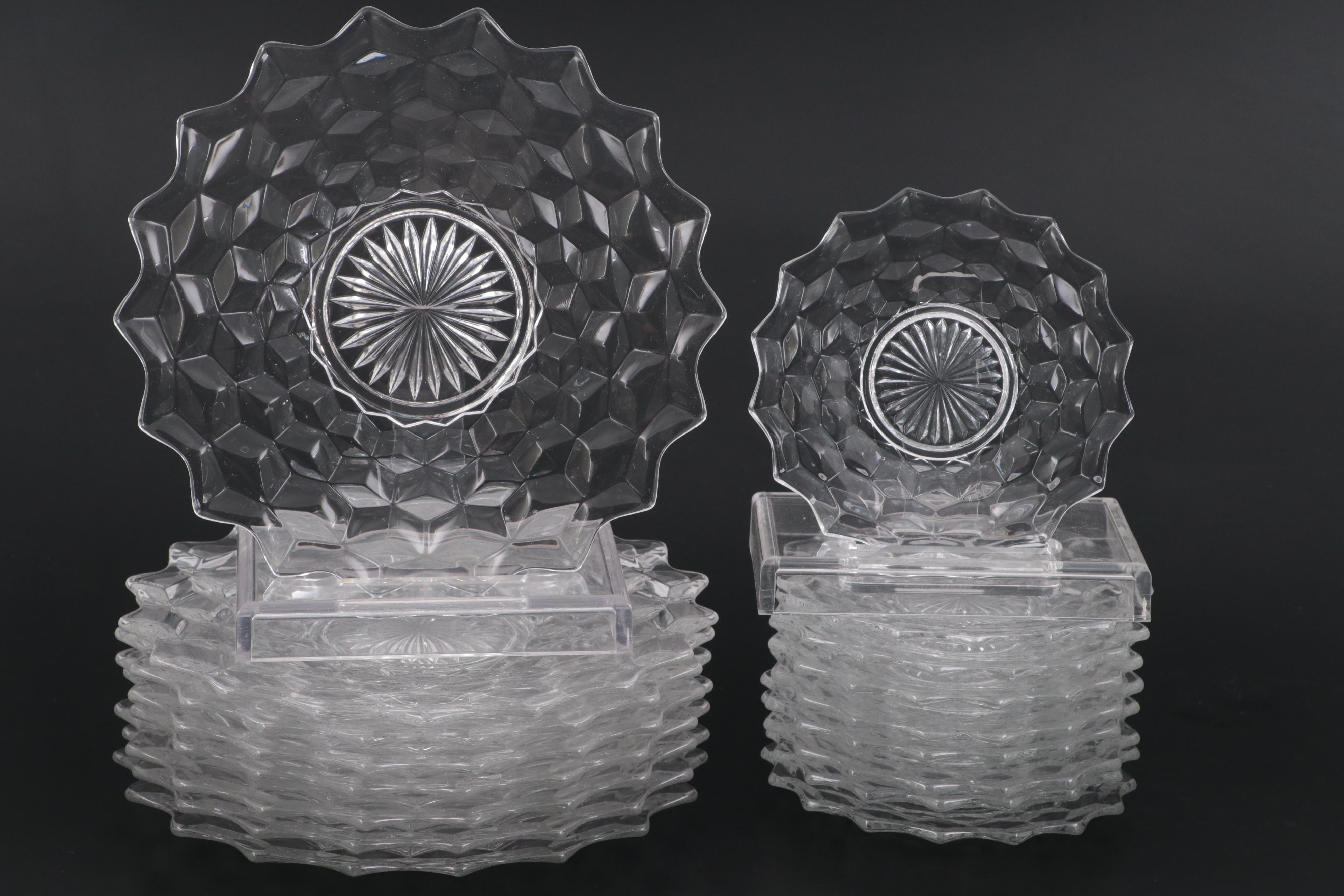 Fostoria "American Clear" Glass Dinnerware and Stemware EBTH