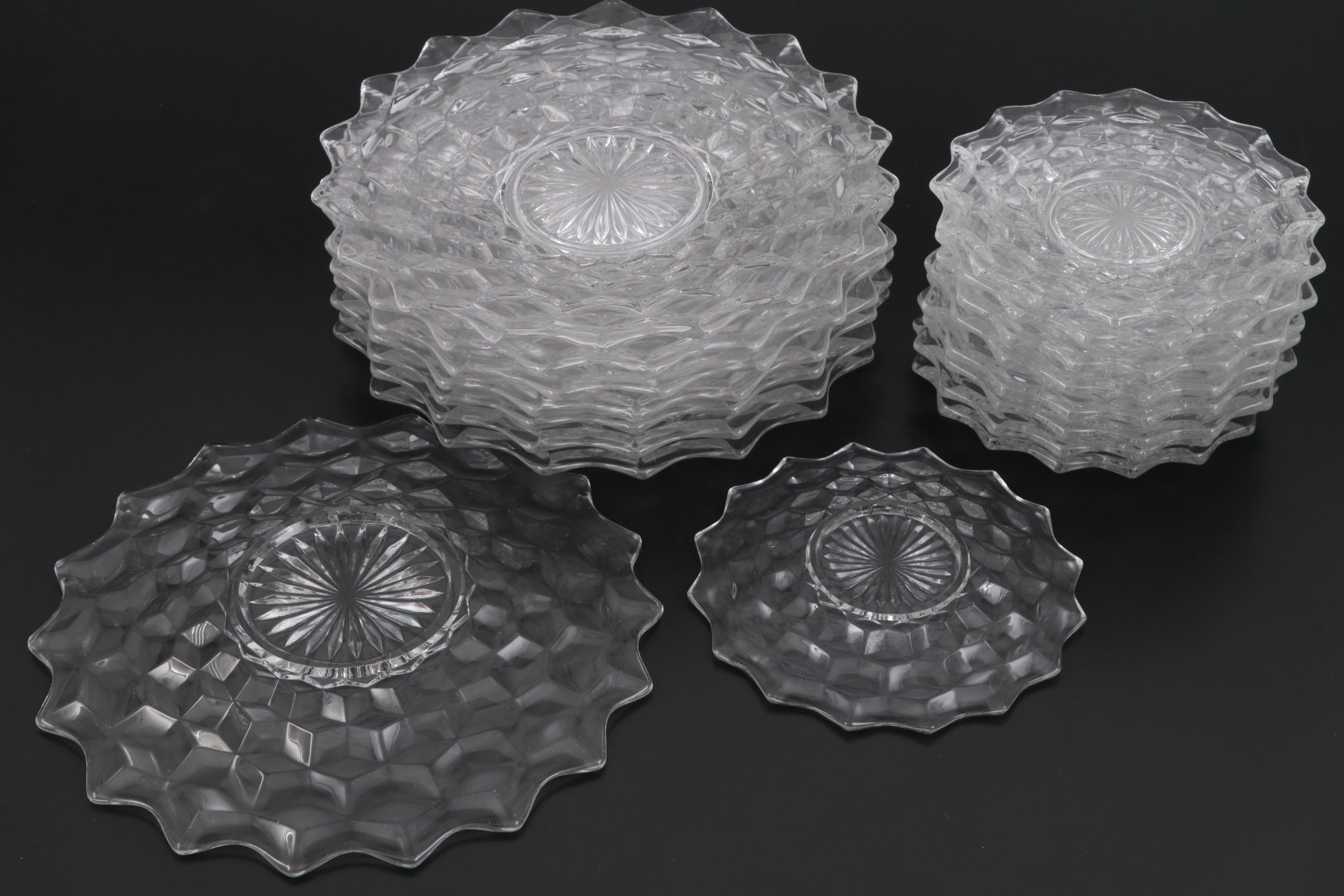 Fostoria "American Clear" Glass Dinnerware and Stemware EBTH