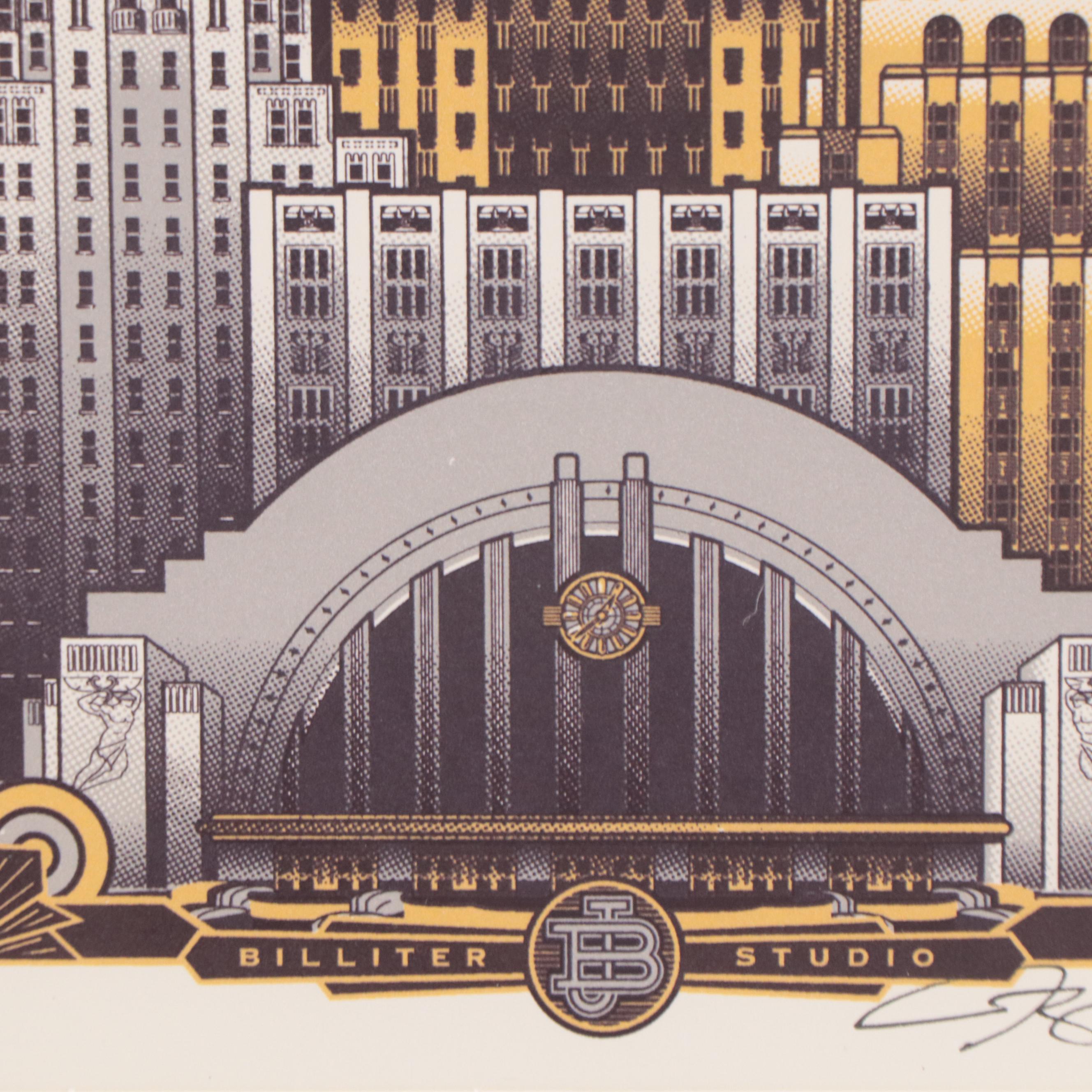 James Billiter Serigraph "Cincinnati Art Deco" EBTH