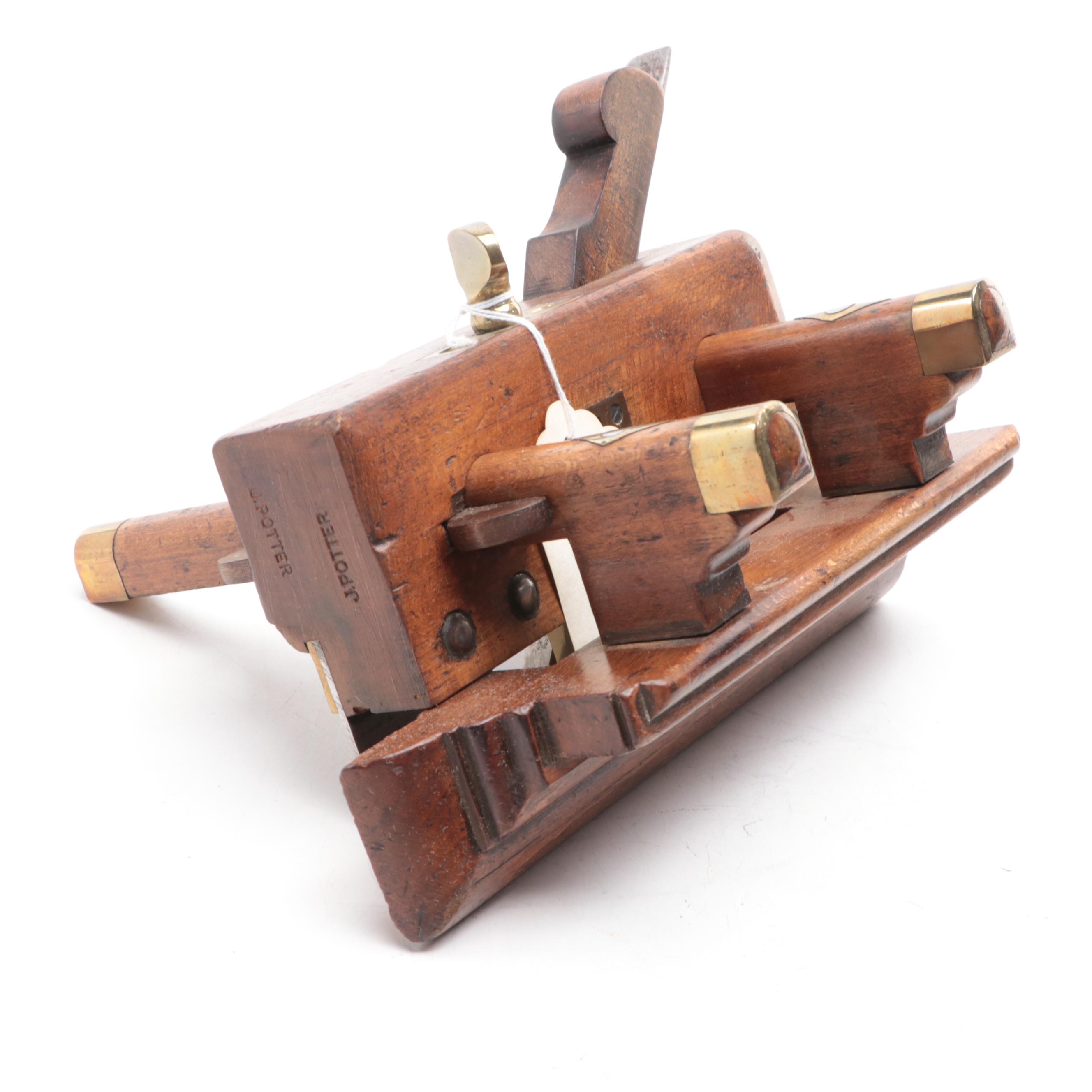 Atkins & Sons with More Screw Lock Plow Wooden Planes EBTH
