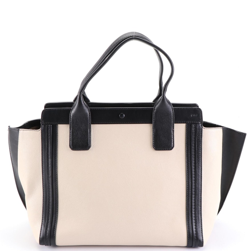 Chloé Allison Tote Bag in Bicolor Leather | EBTH
