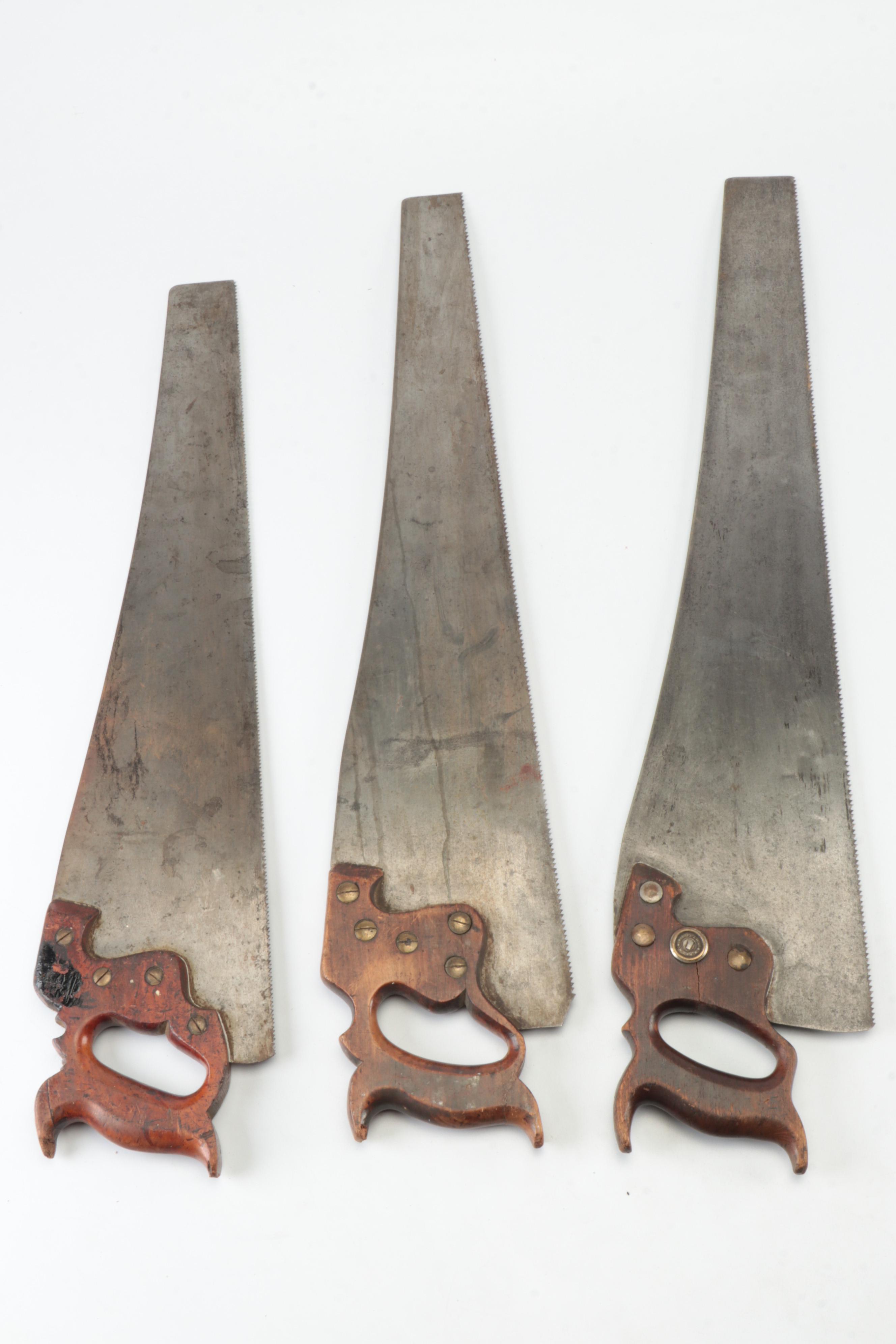 Atkins, Keen Kutter, Disston & Sons, with More Hand Saws EBTH