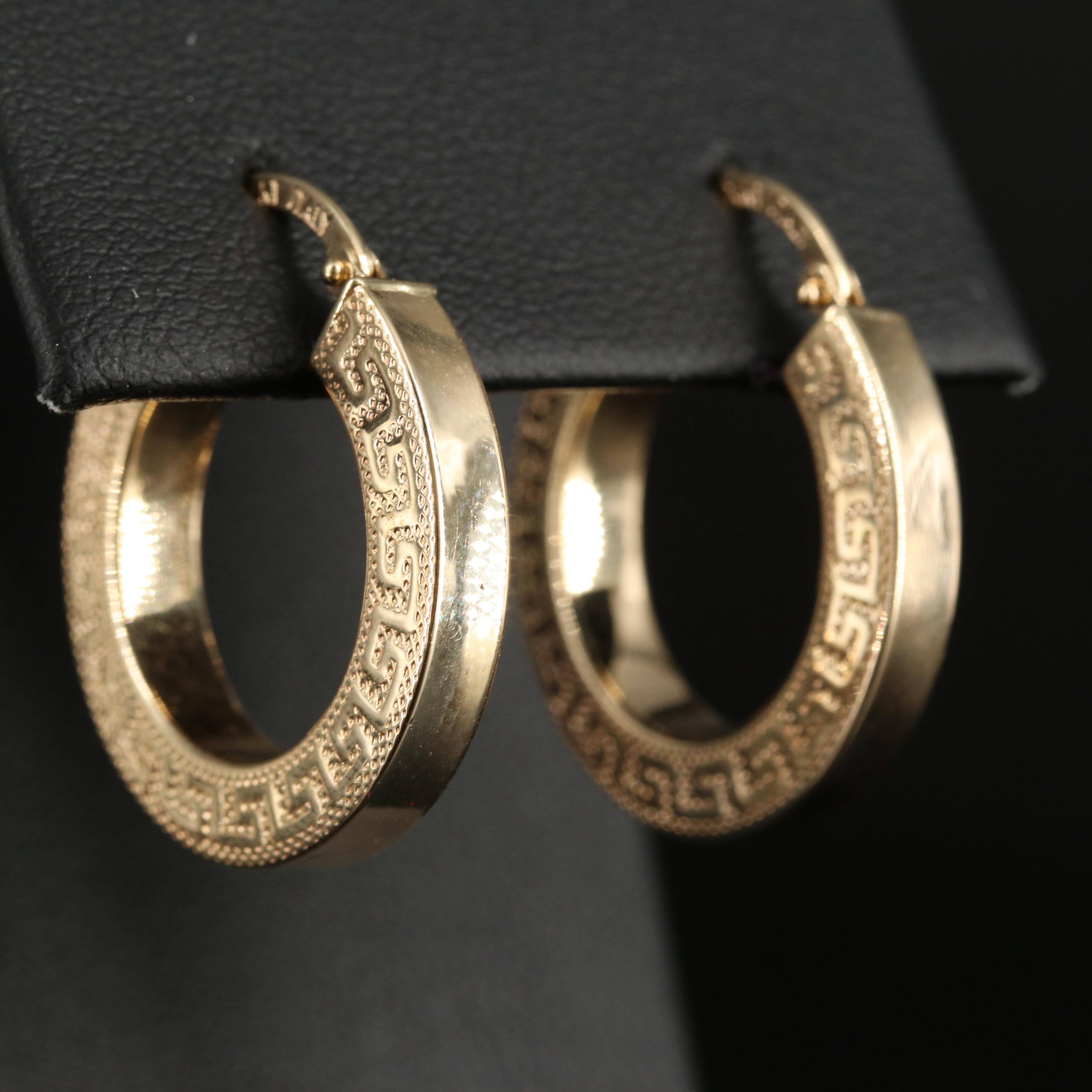Greek Key Earrings main image 0