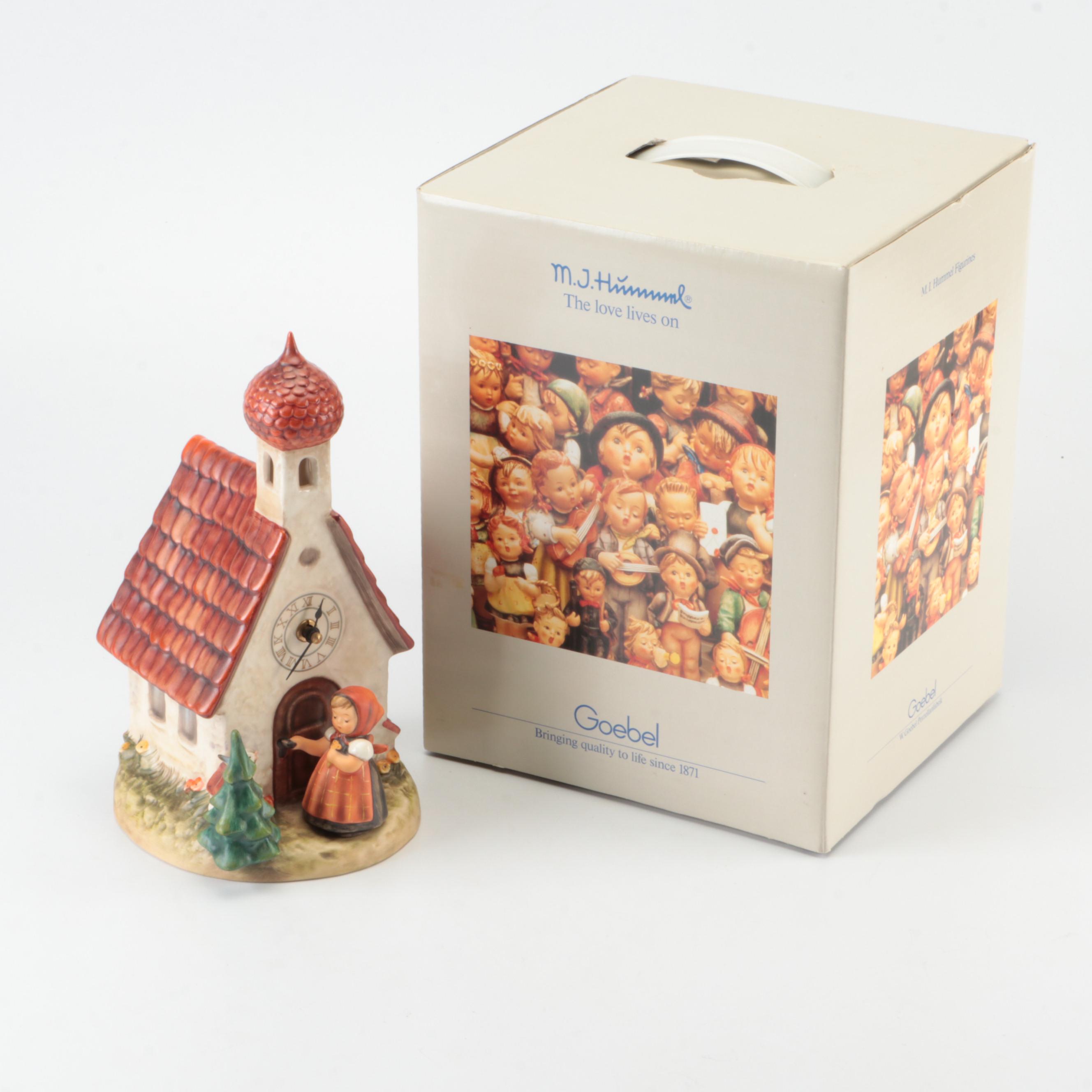 Goebel "Chapel Time" Porcelain Hummel Figurine Clock EBTH