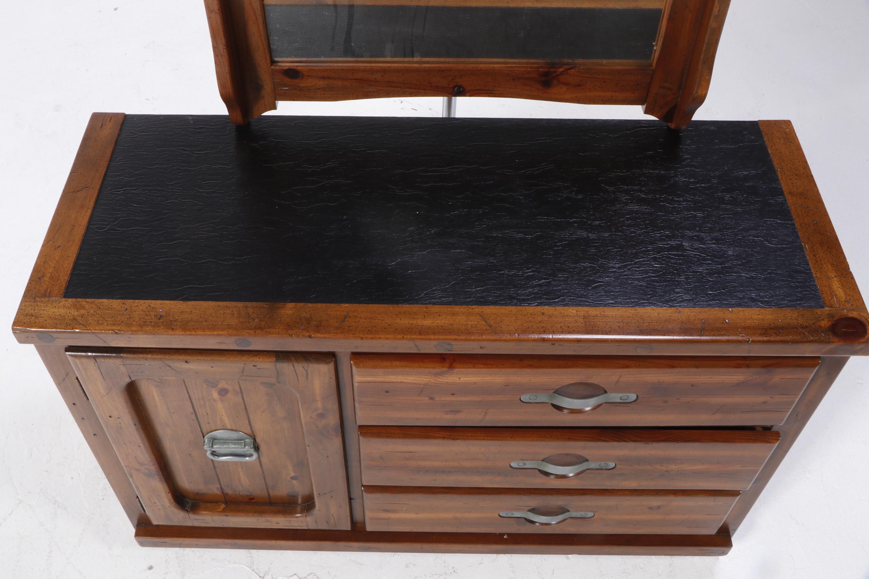 YoungHinkle ShipsAhoy Wooden Dresser with Mirror EBTH