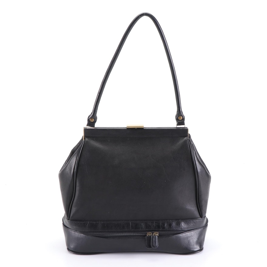 Chico's Embellished Two-Way Handbag with Boulder Ridge Leather Frame ...