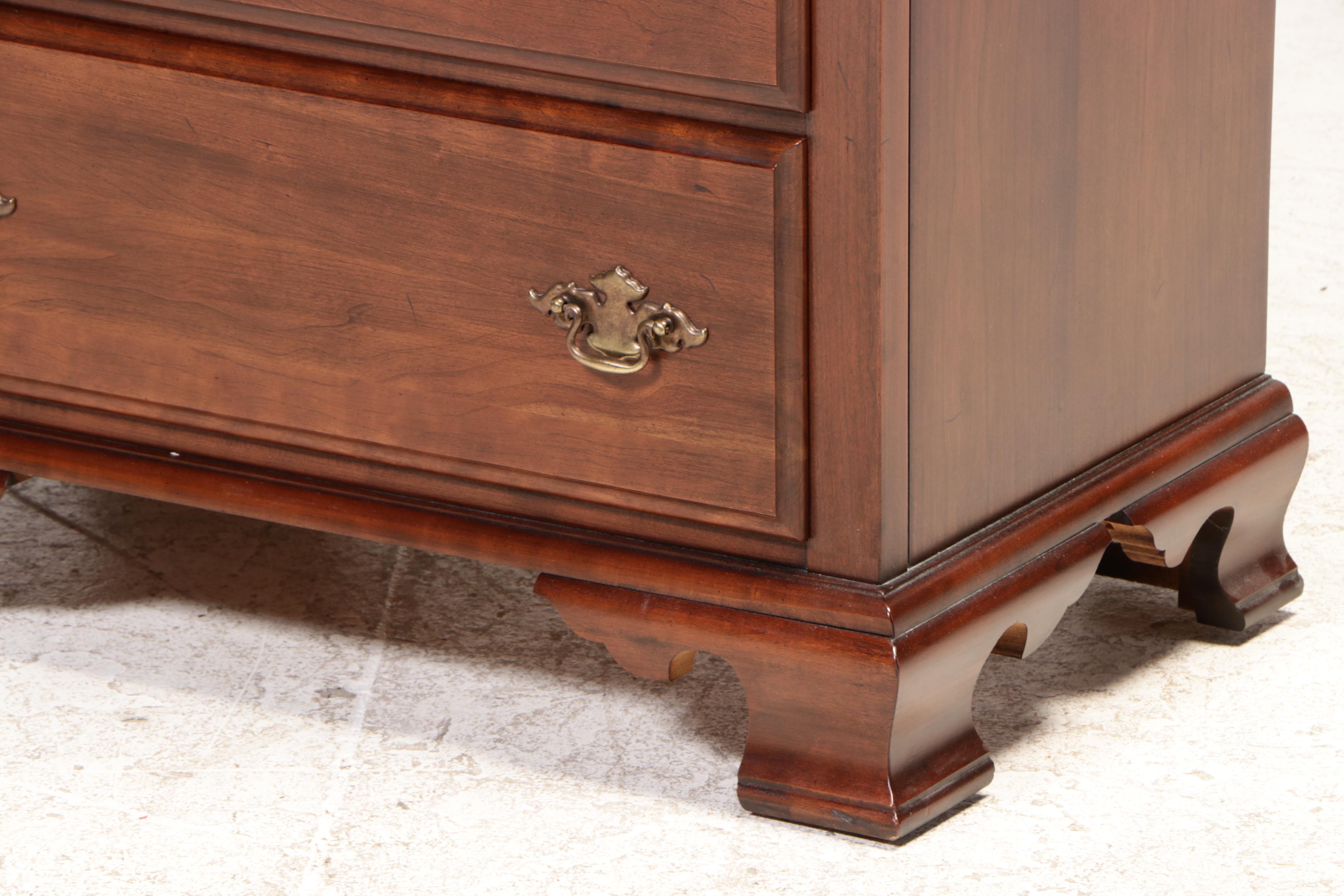 YoungHinkle "Cherry House" Chippendale Style Cherrywood FourDrawer
