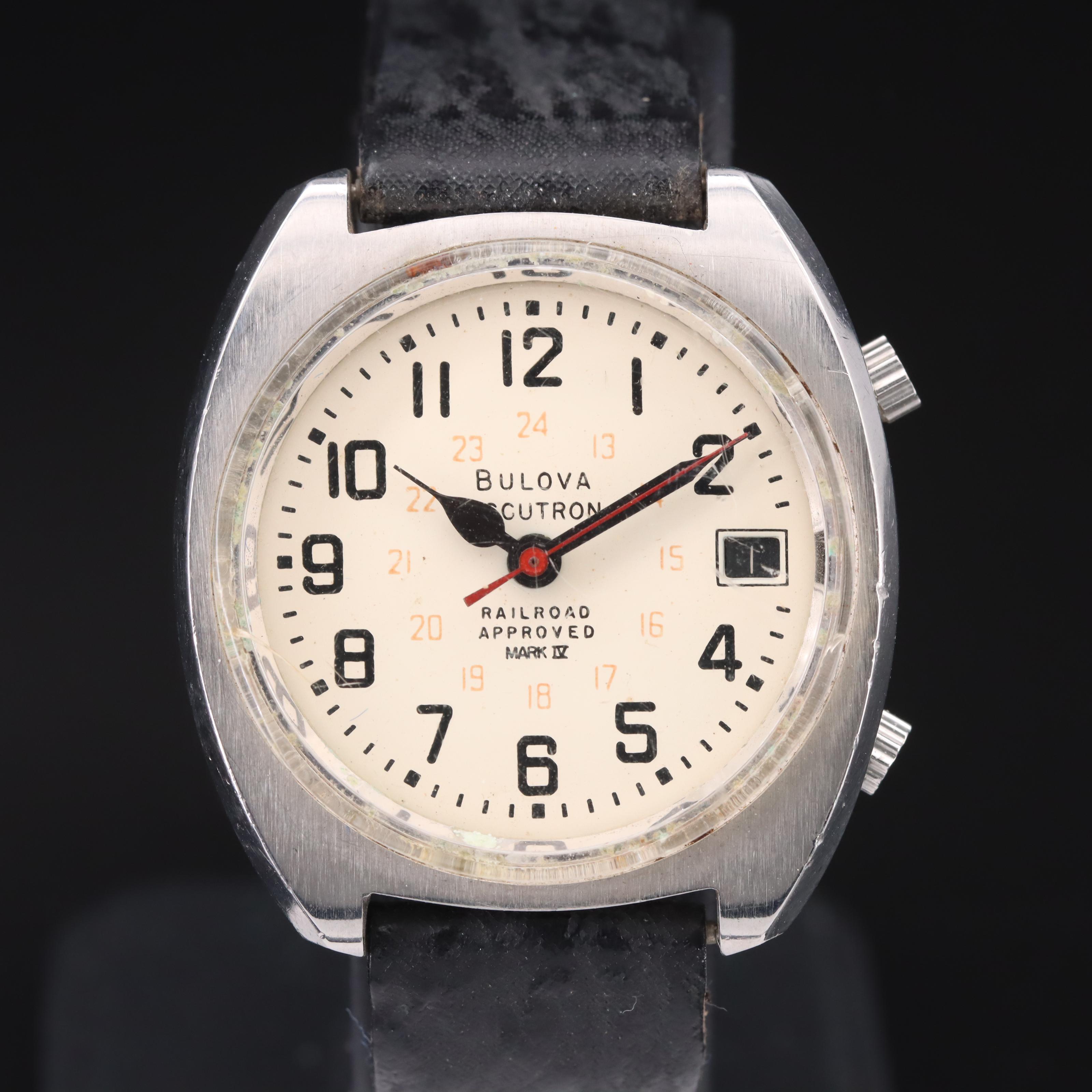 Montre Bulova Accutron SPUTNIK Vintage – En Acier – Bracelet Original – Occasion
