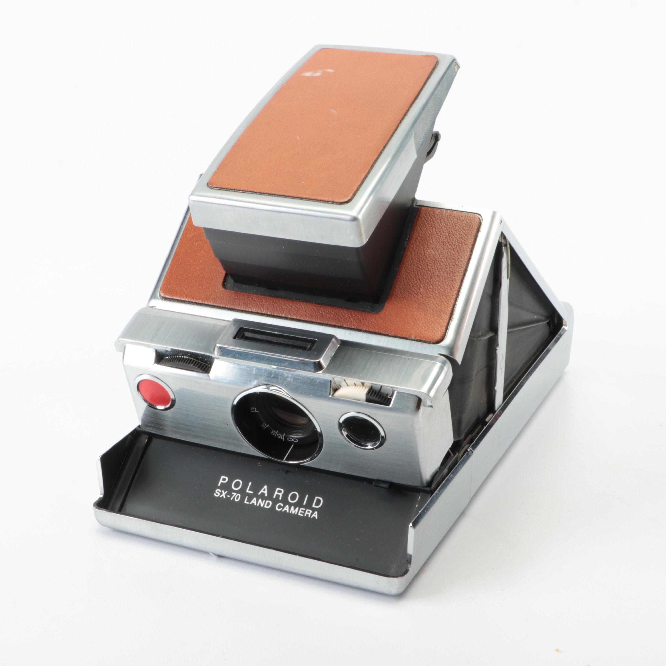 Polaroid SX70 and Model 95A Land Cameras and BC Flash EBTH