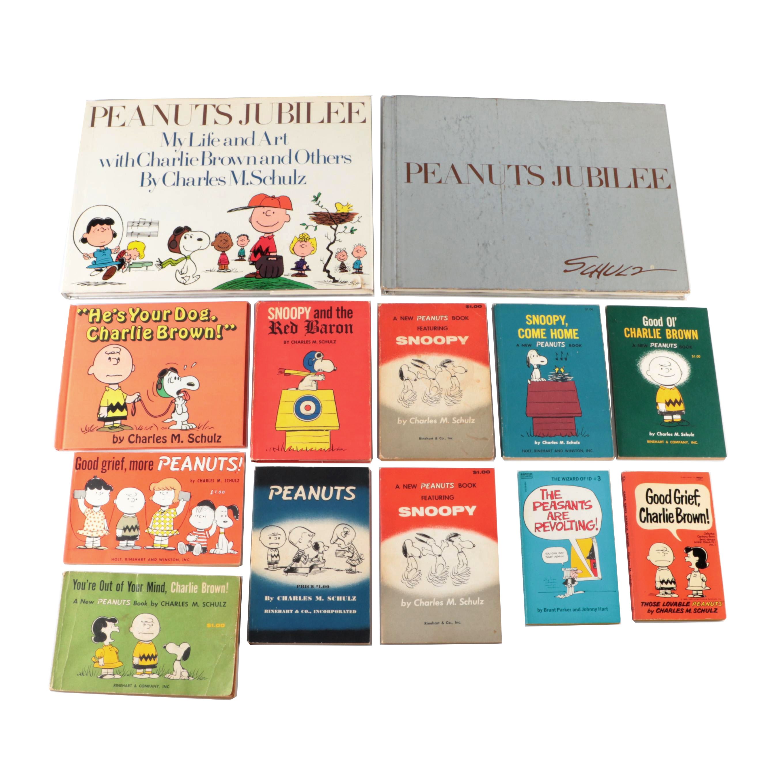 "Peanuts Jubilee My Life and Art with Charlie Brown" and Other Peanuts Books EBTH