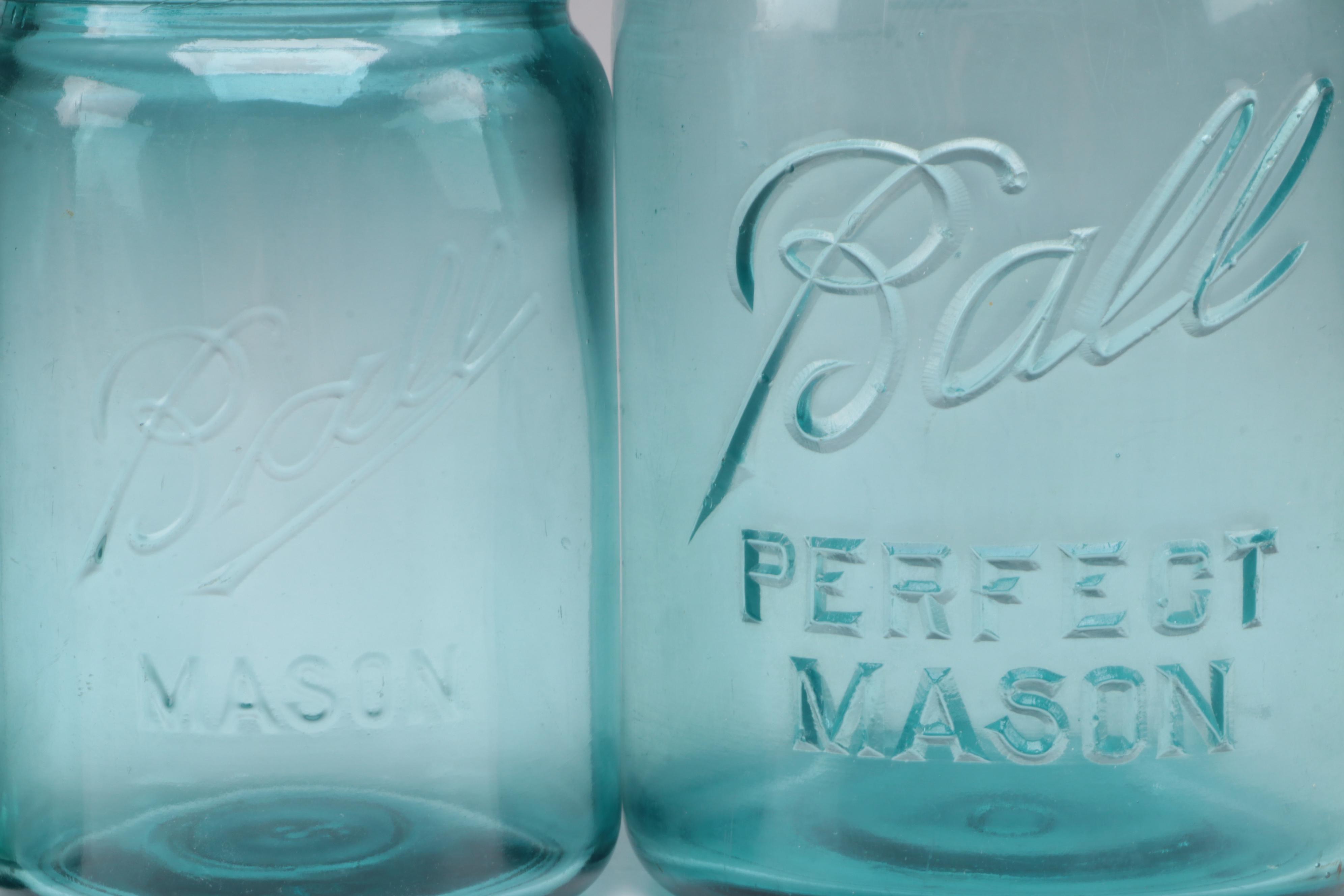 Ball Glass Canning Jars, 20th Century EBTH