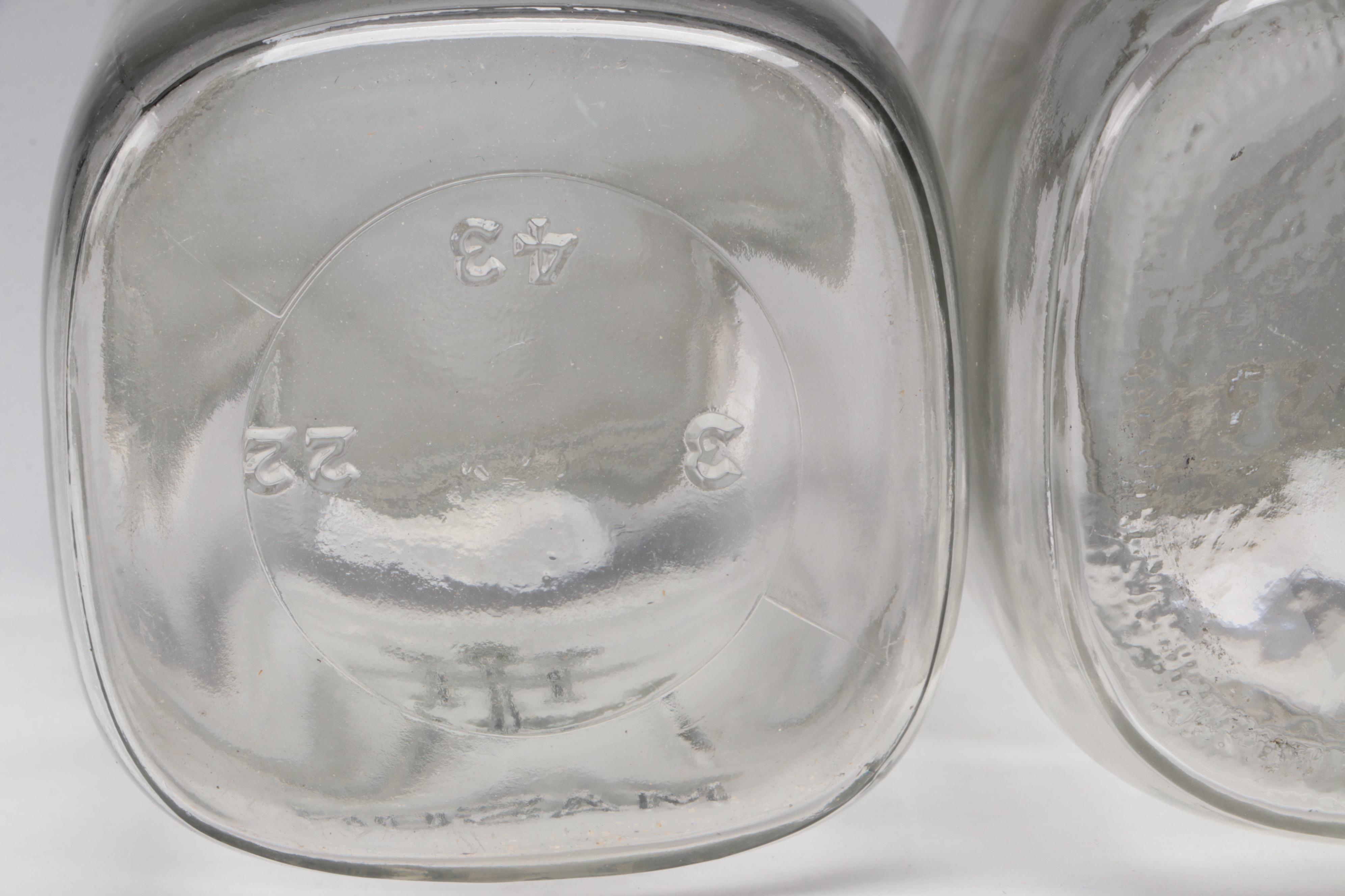 Anchor Hocking and Other Glass Canning Jars, Early to Mid 20th Century