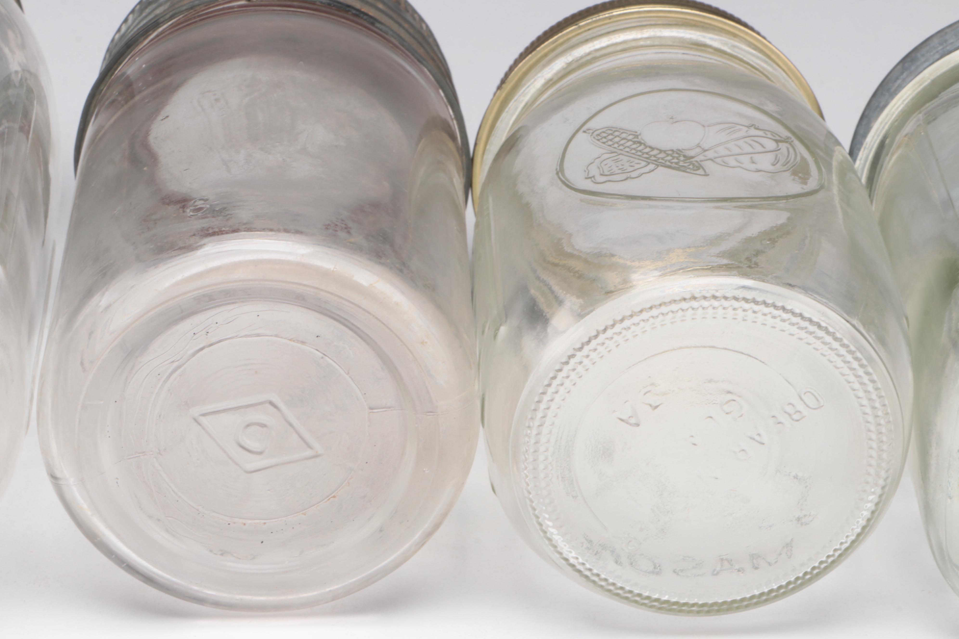 Anchor Hocking and Other Glass Canning Jars, Early to Mid 20th Century
