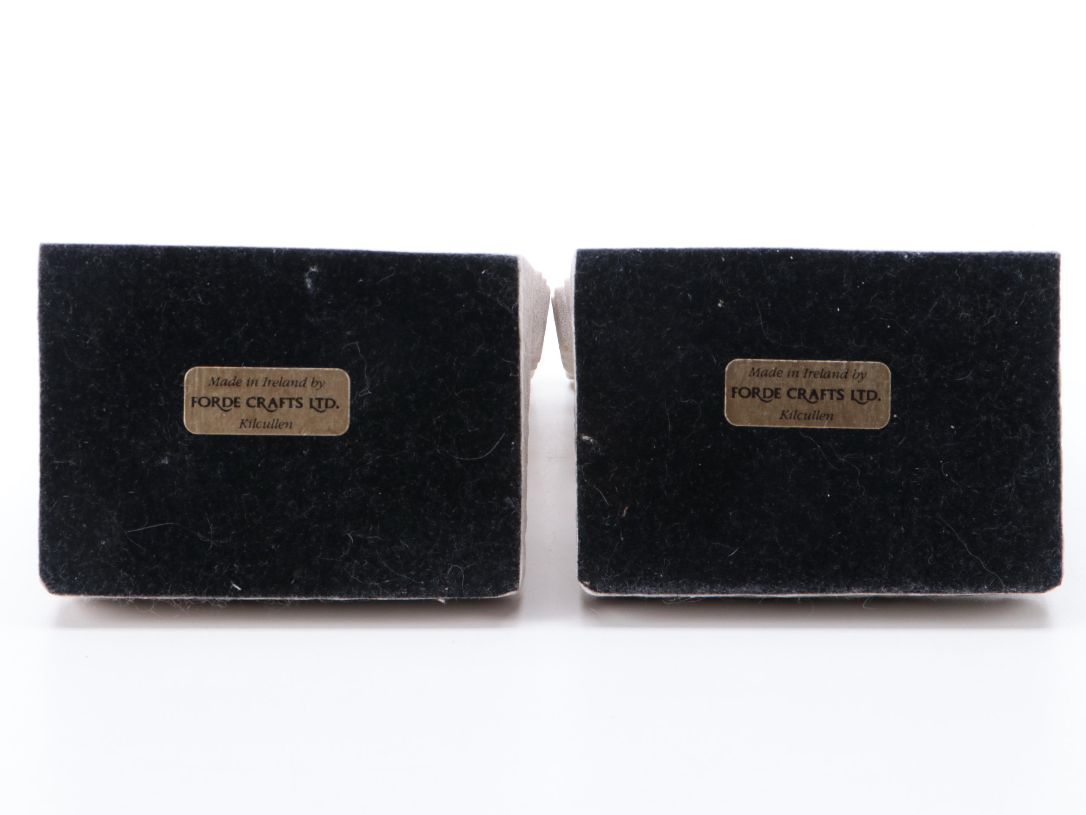 Forde Crafts Ltd. Irish Cast Stone Bookends and Other Gargoyle Face