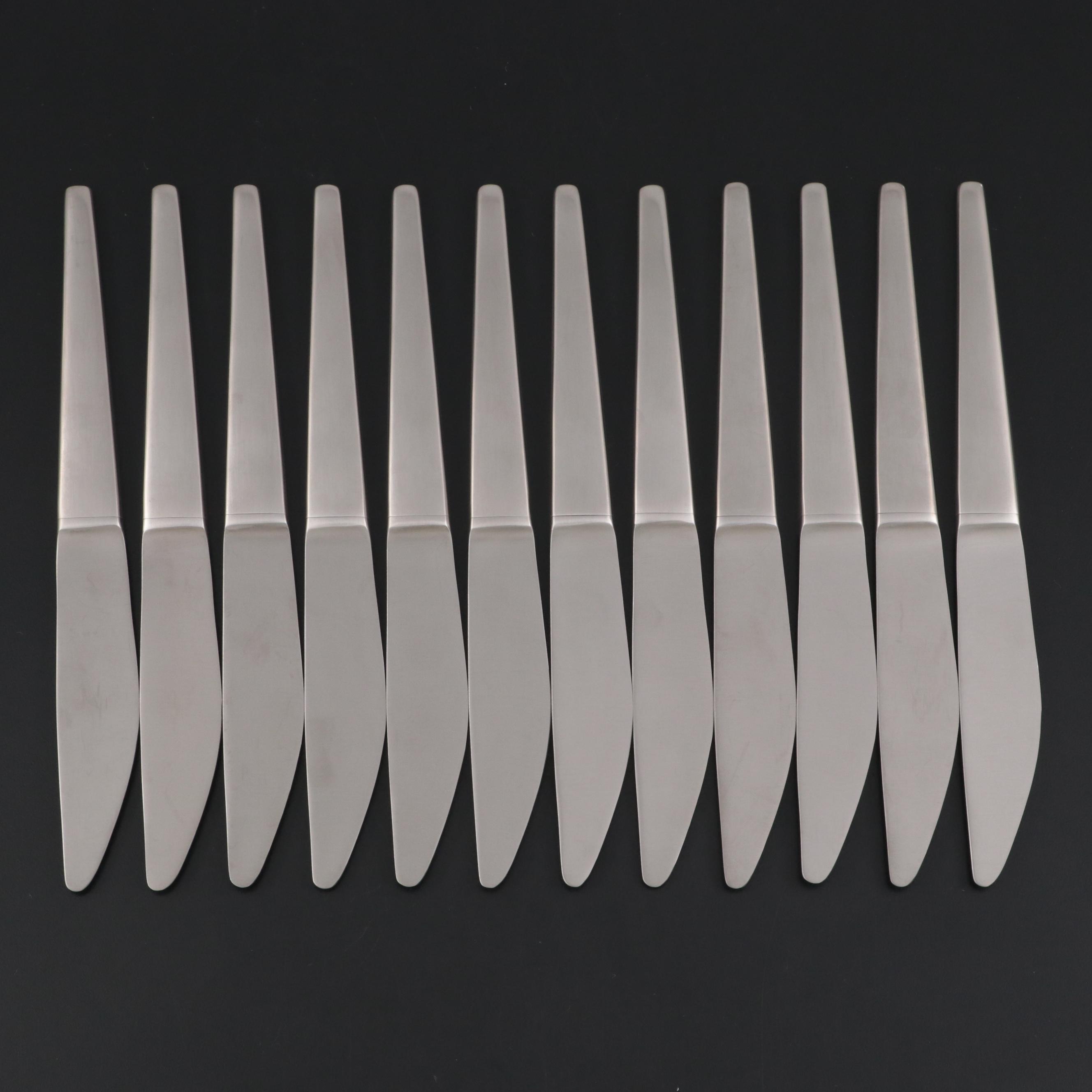Jensen "Caravel" Stainless Steel Dinner Knives for Twelve EBTH