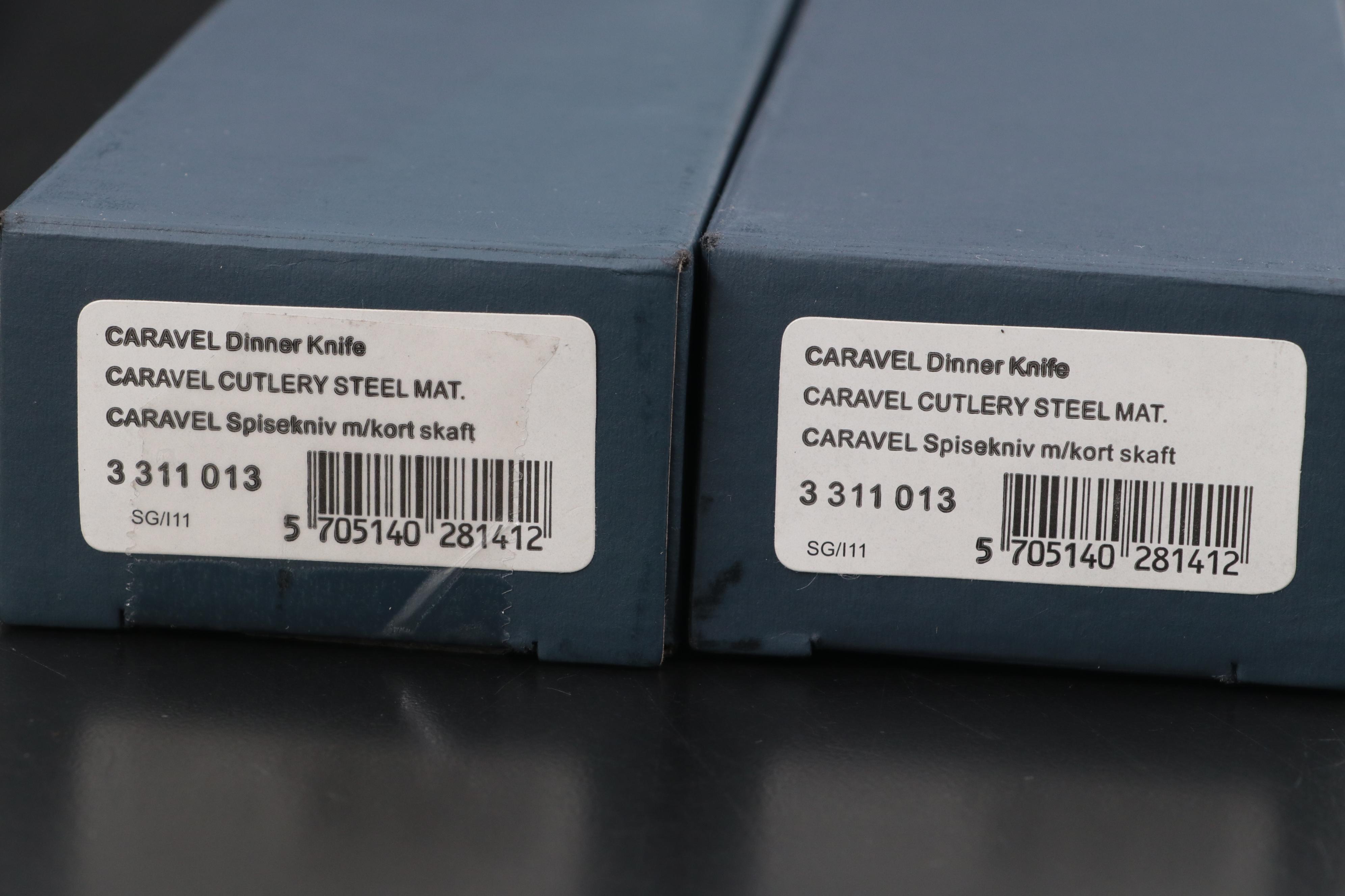 Jensen "Caravel" Stainless Steel Dinner Knives for Twelve EBTH