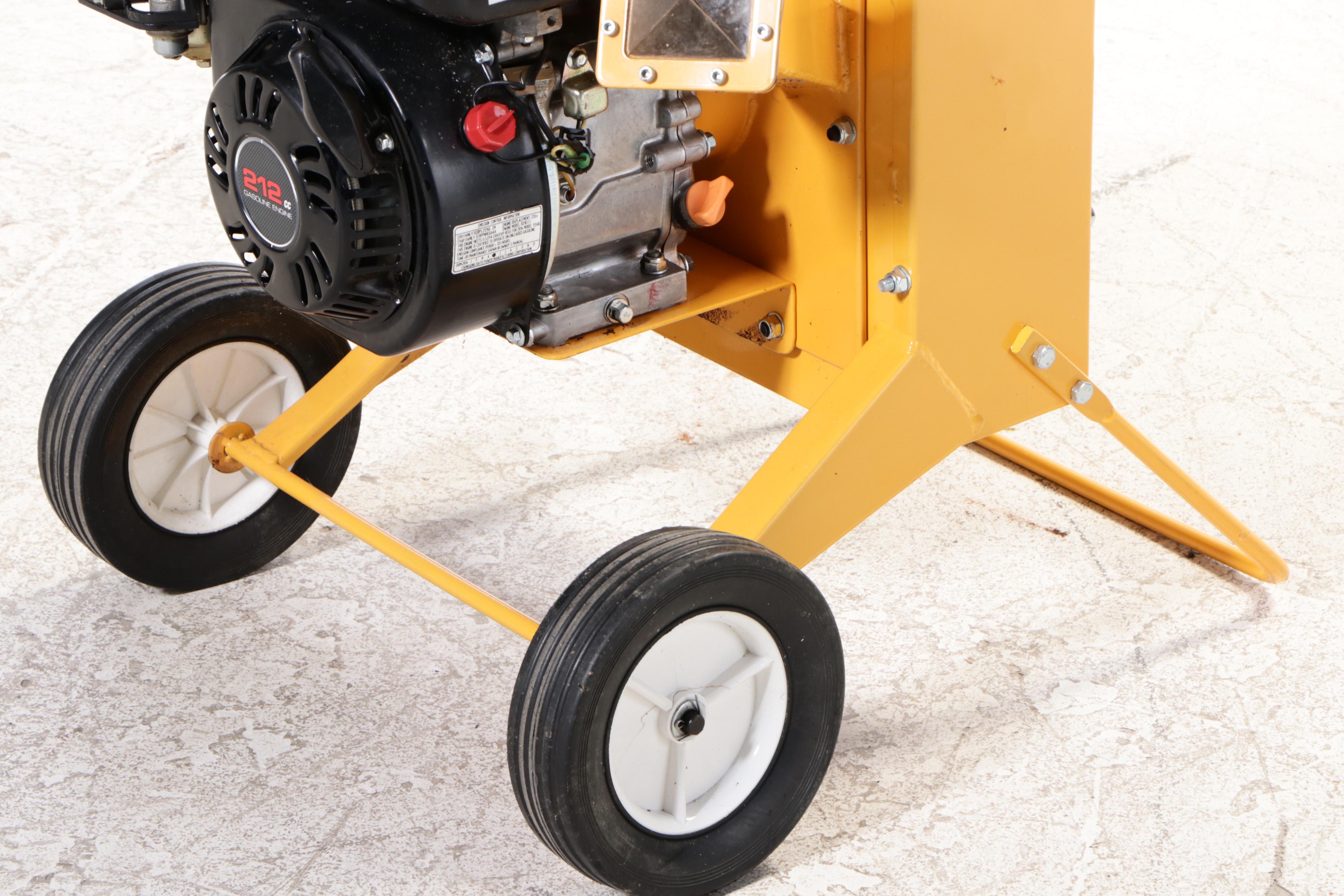 Predator 212cc Chipper/Shredder with Gasoline Engine EBTH