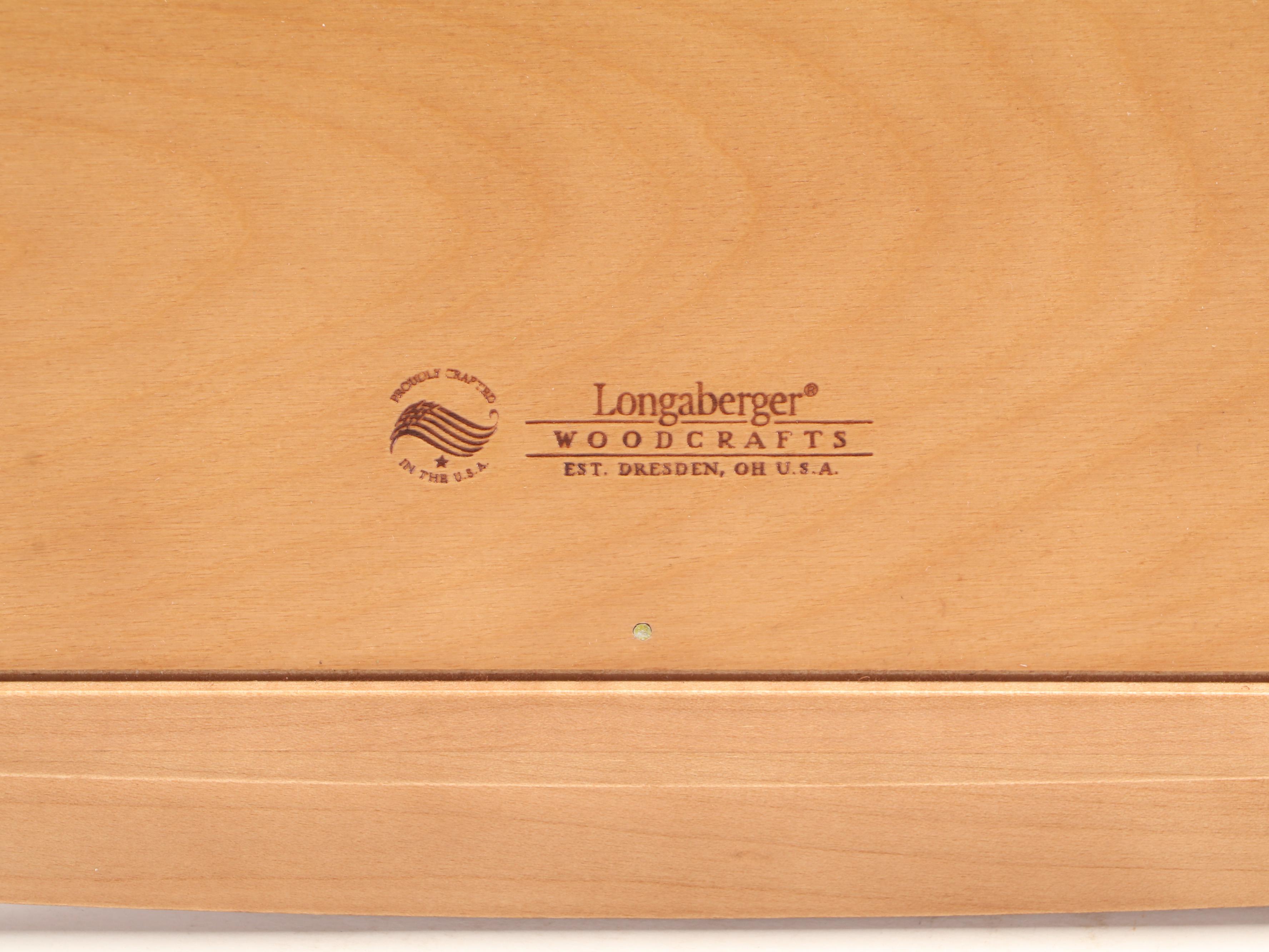 Longaberger Maple Woven Laundry Hamper Basket, 2006 EBTH