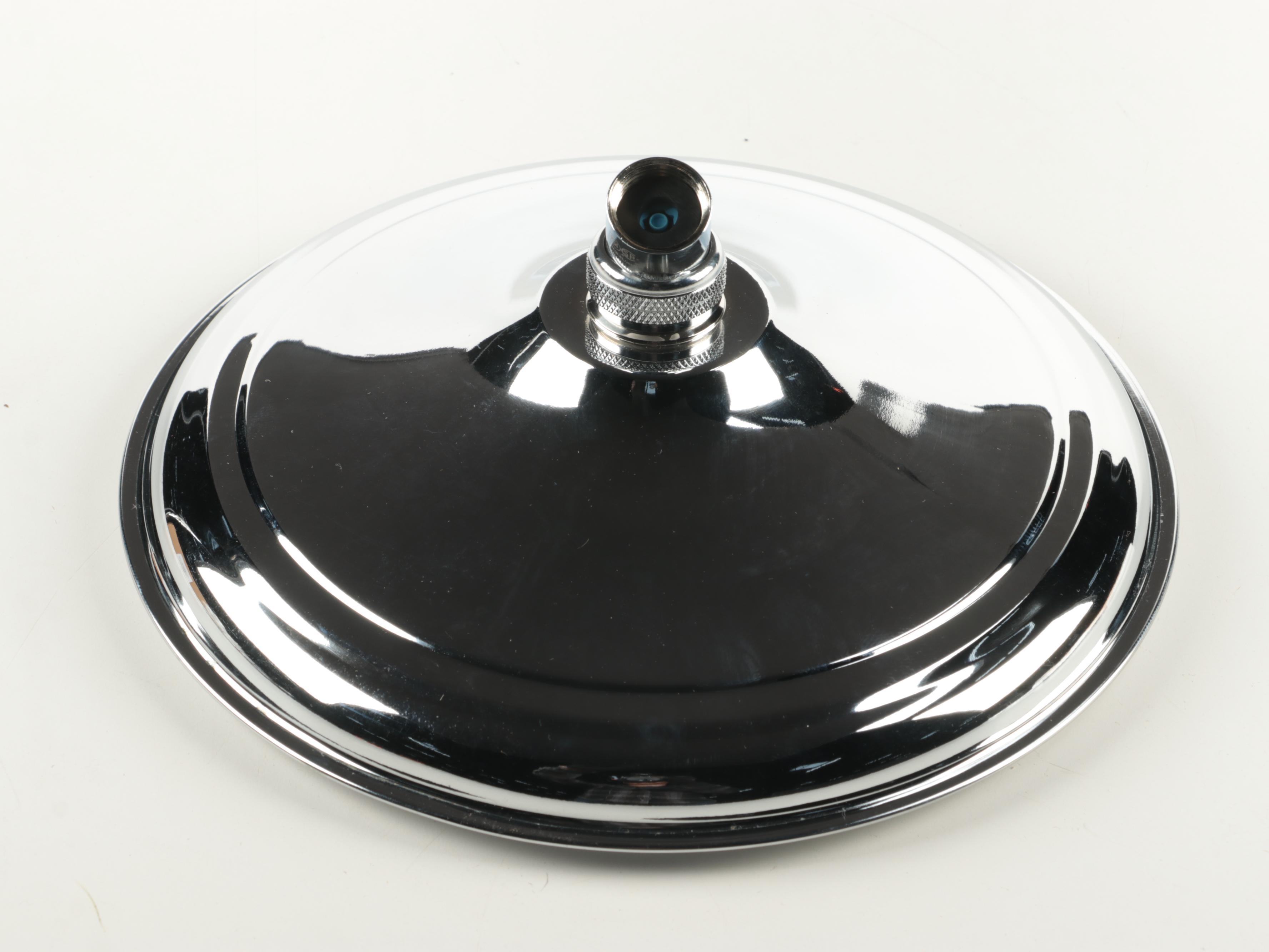 Chrome Finish 19" Extended Shower Arm with Rainfall Nozzle Showerhead