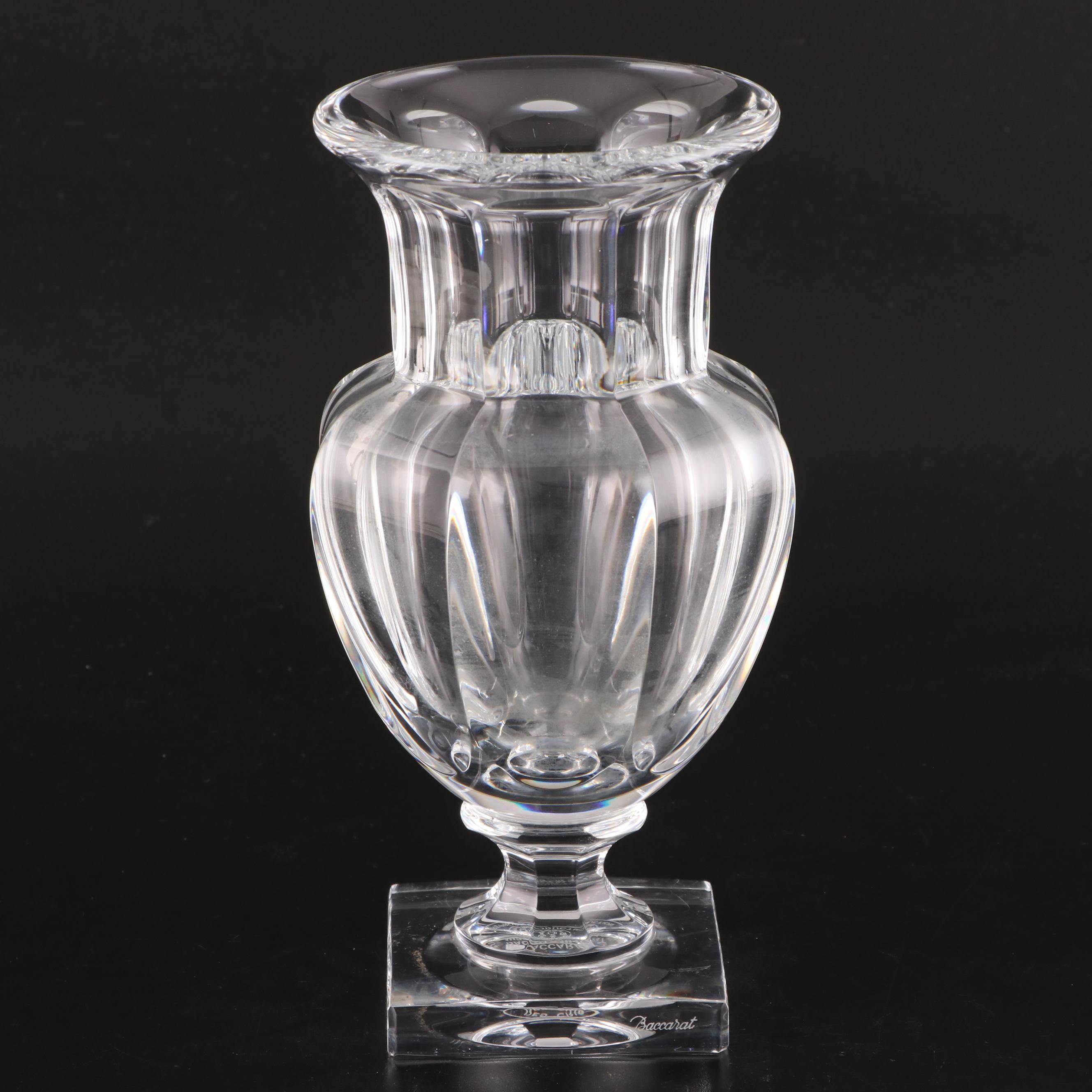 Baccarat "Mary Louise" Musée Baccarat Reproduction Crystal Vase EBTH