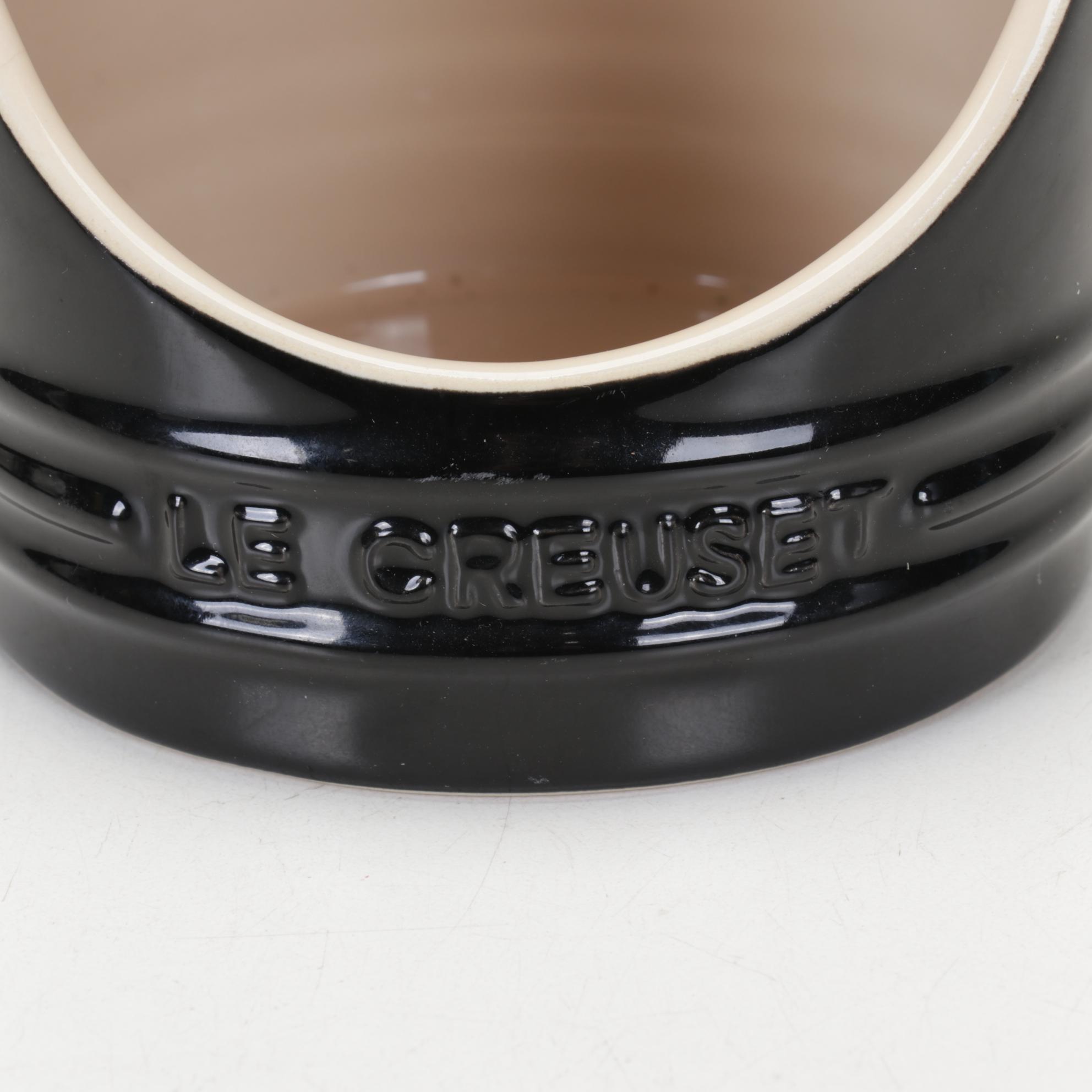 Cuisinart Enameled Cast Iron Dutch Oven with Le Creuset Stoneware Salt