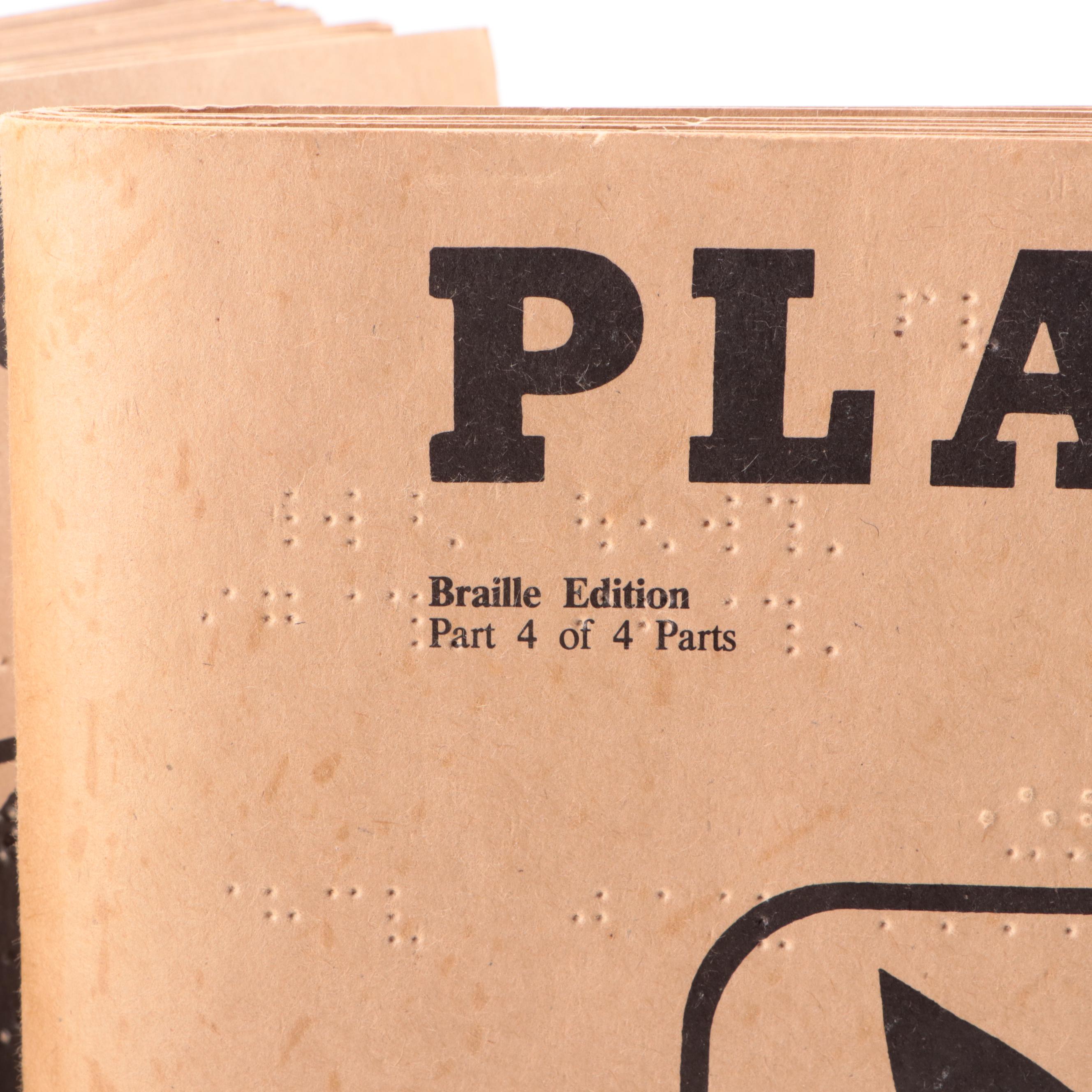Braille Edition "Playboy" Magazine Parts Three and Four, 1989 EBTH