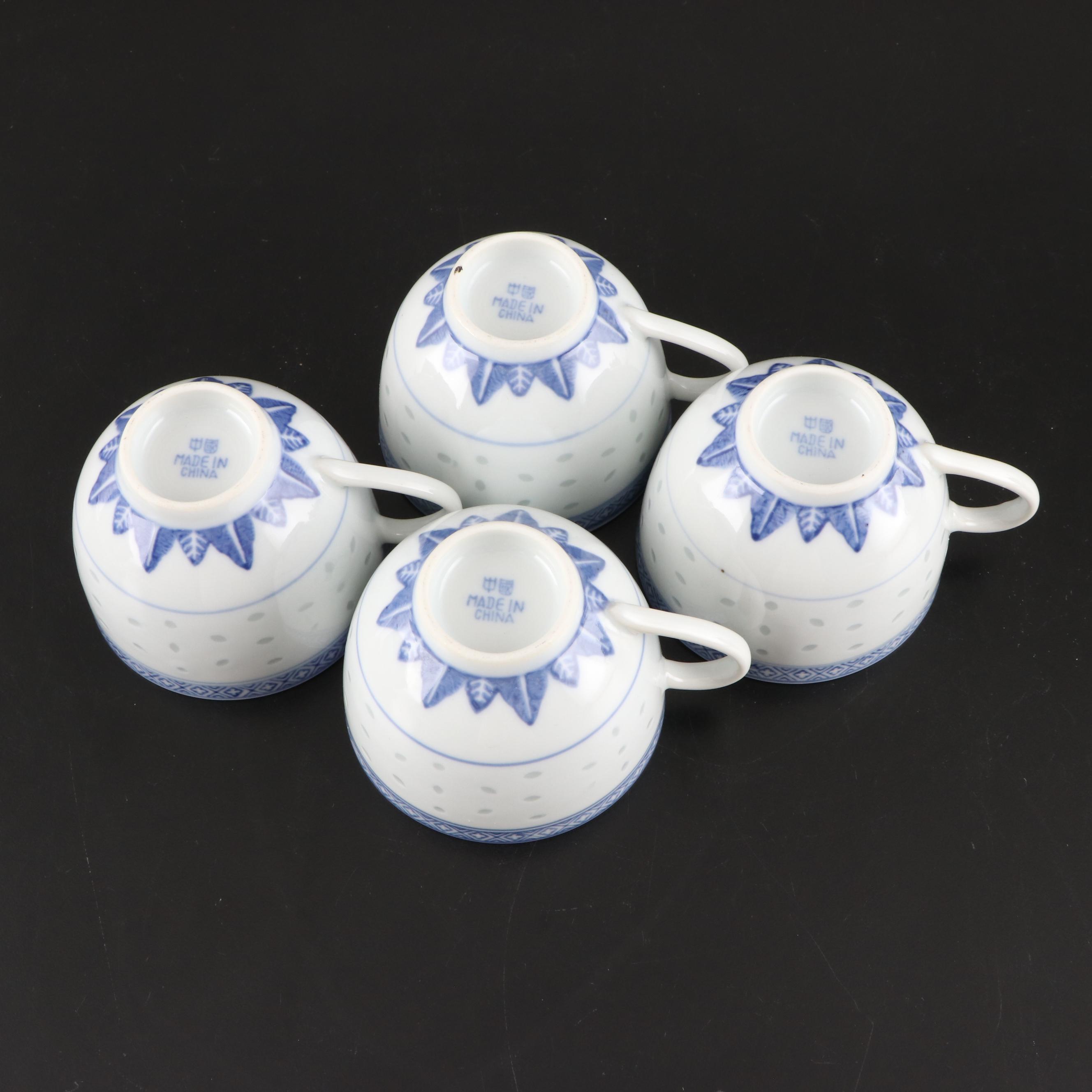 chinese-blue-and-white-rice-grain-porcelain-tableware-ebth