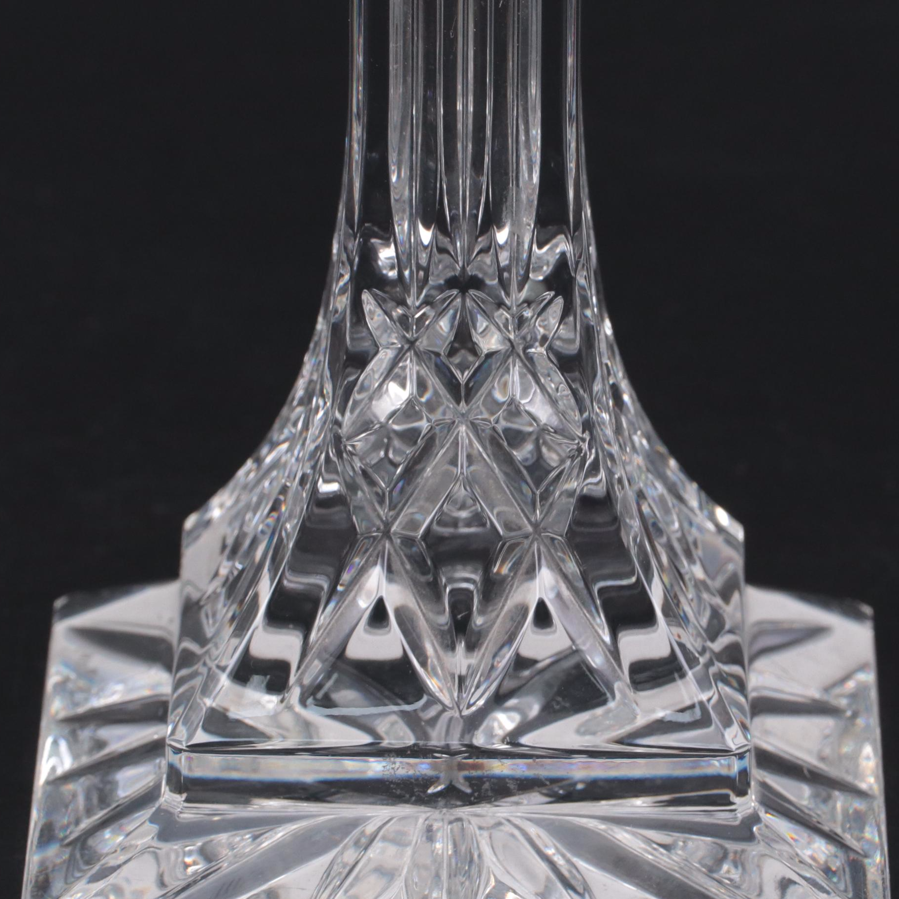 Pair of Waterford Crystal "Lismore" Candlesticks EBTH