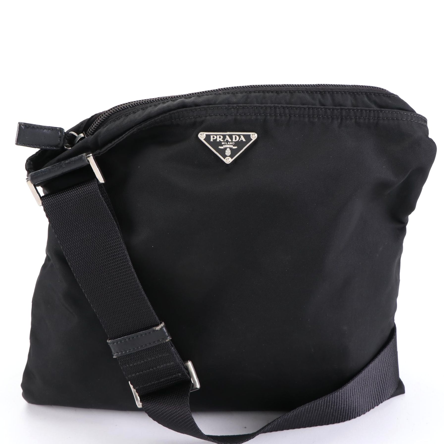 Prada Crossbody Bag in Black Tessuto Nylon EBTH