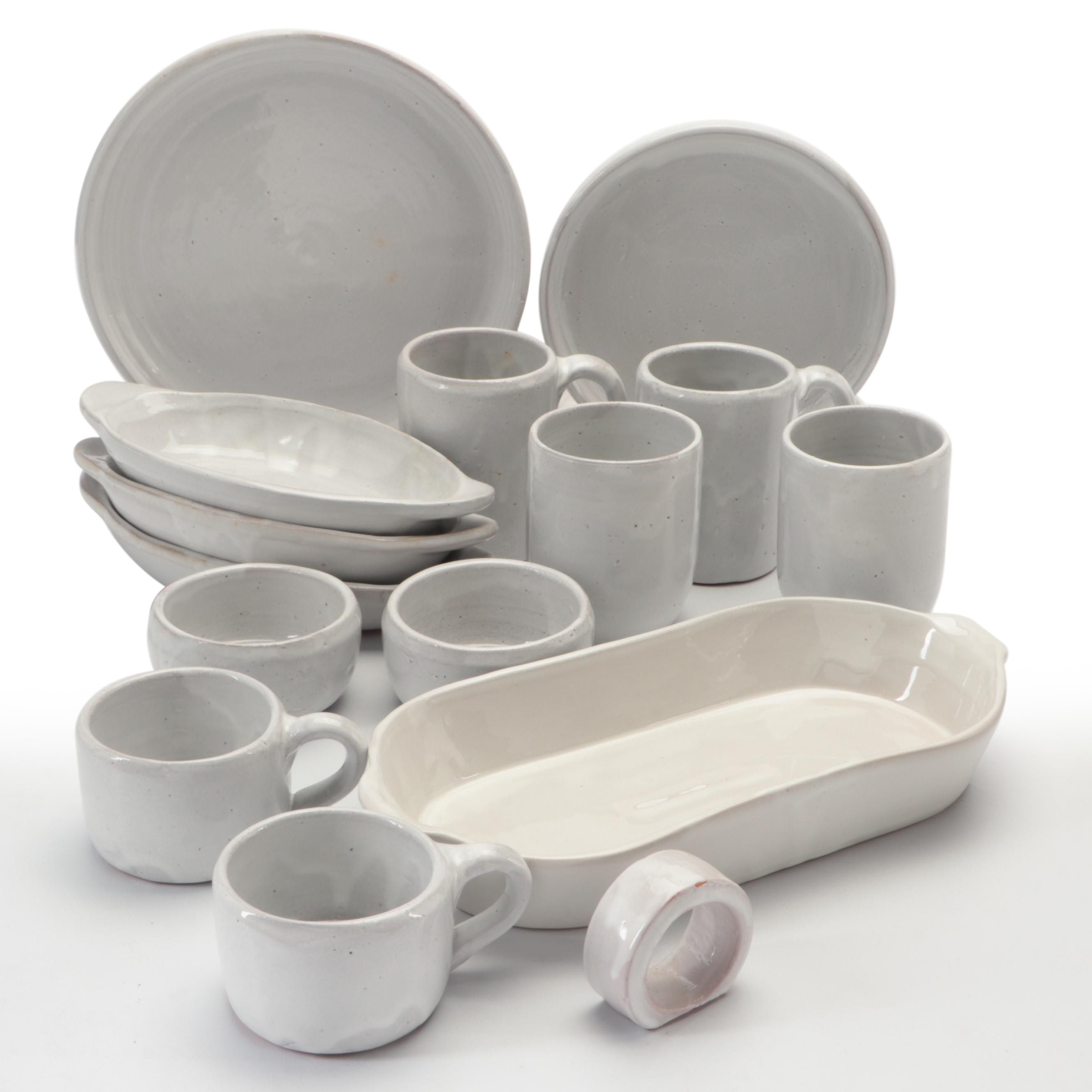 Bybee Pottery Stoneware Dinnerware and Serveware EBTH