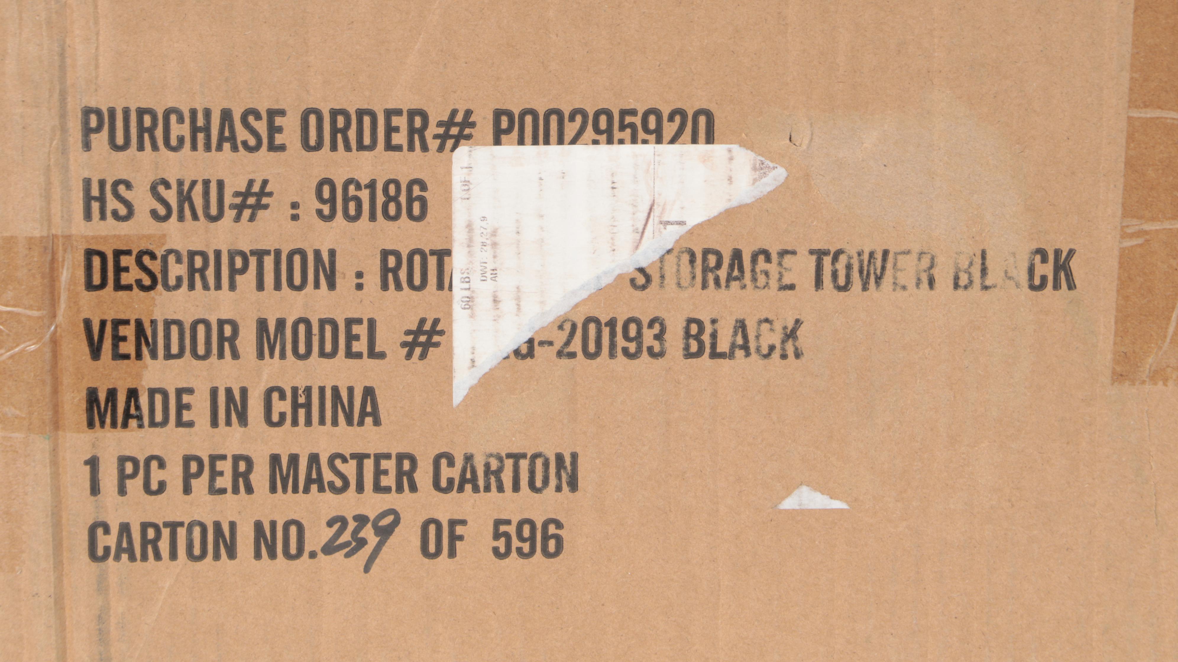 Rotating LP Storage Tower EBTH