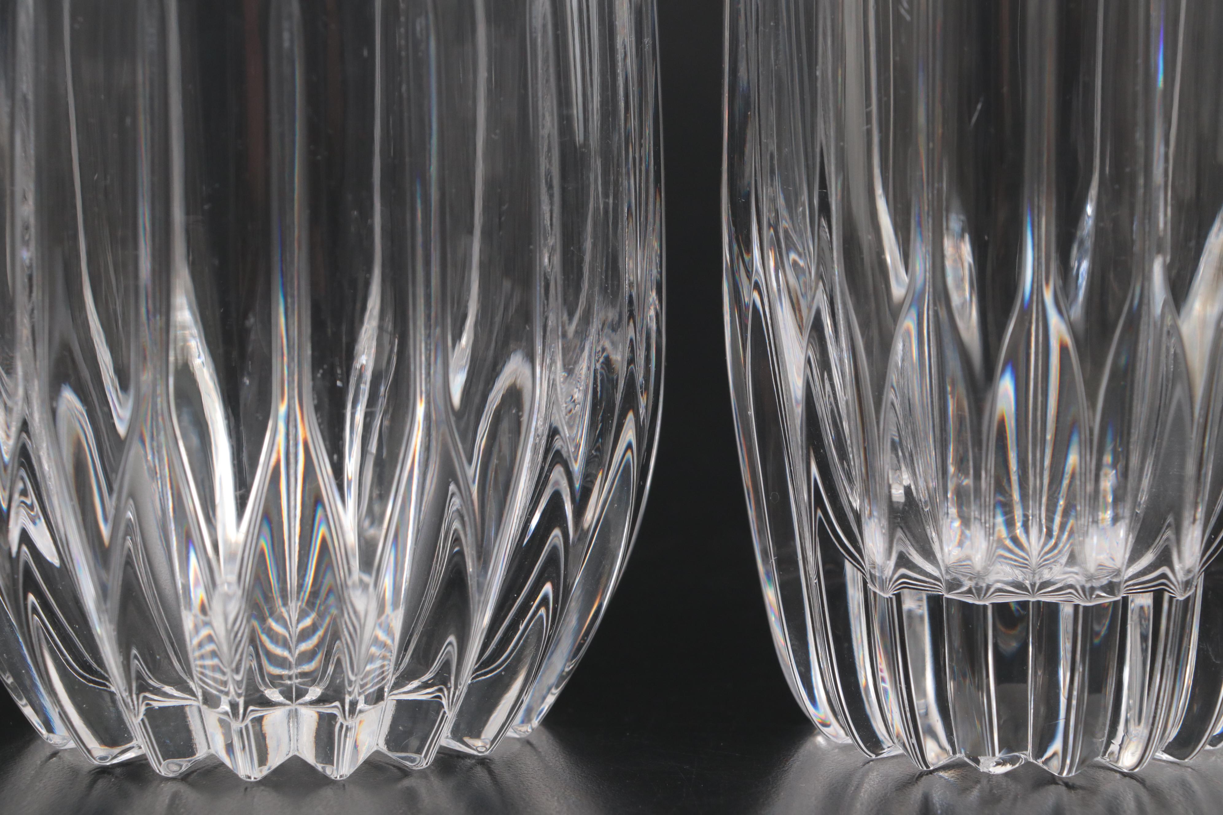Mikasa "Park Lane" Crystal Highball and Old Fashioned Glasses EBTH