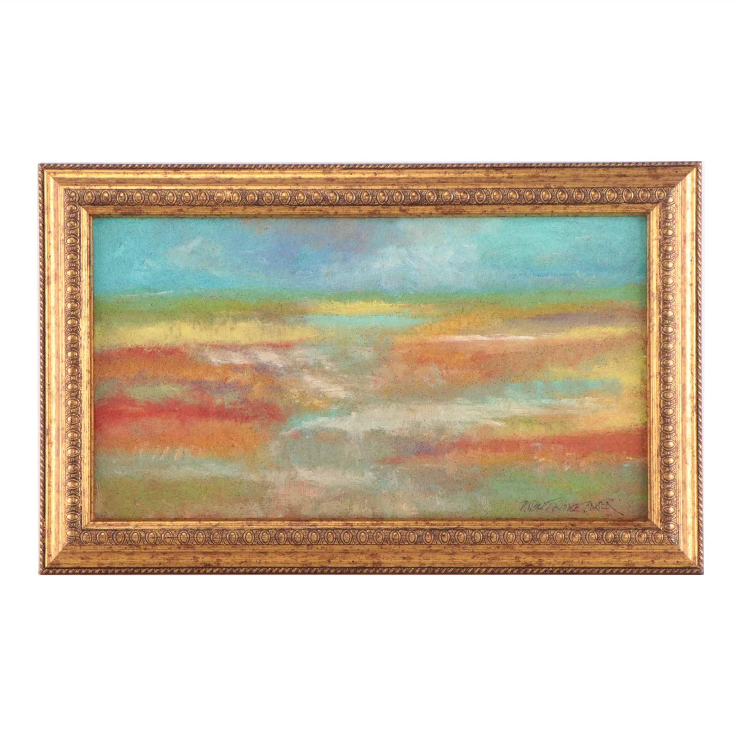 Robert Riddle-Baker Acrylic Painting 