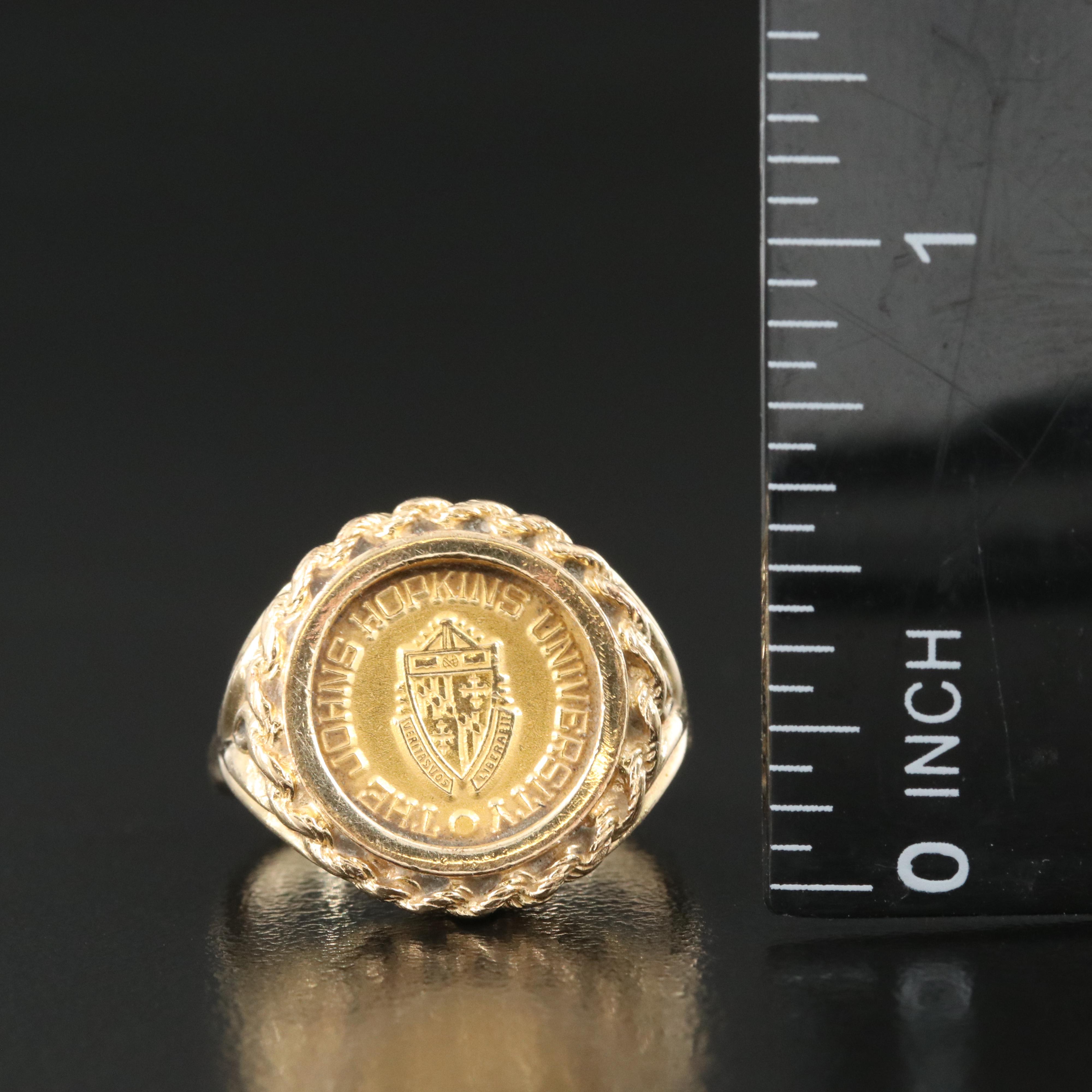 14K Johns Hopkins University Class Ring | EBTH