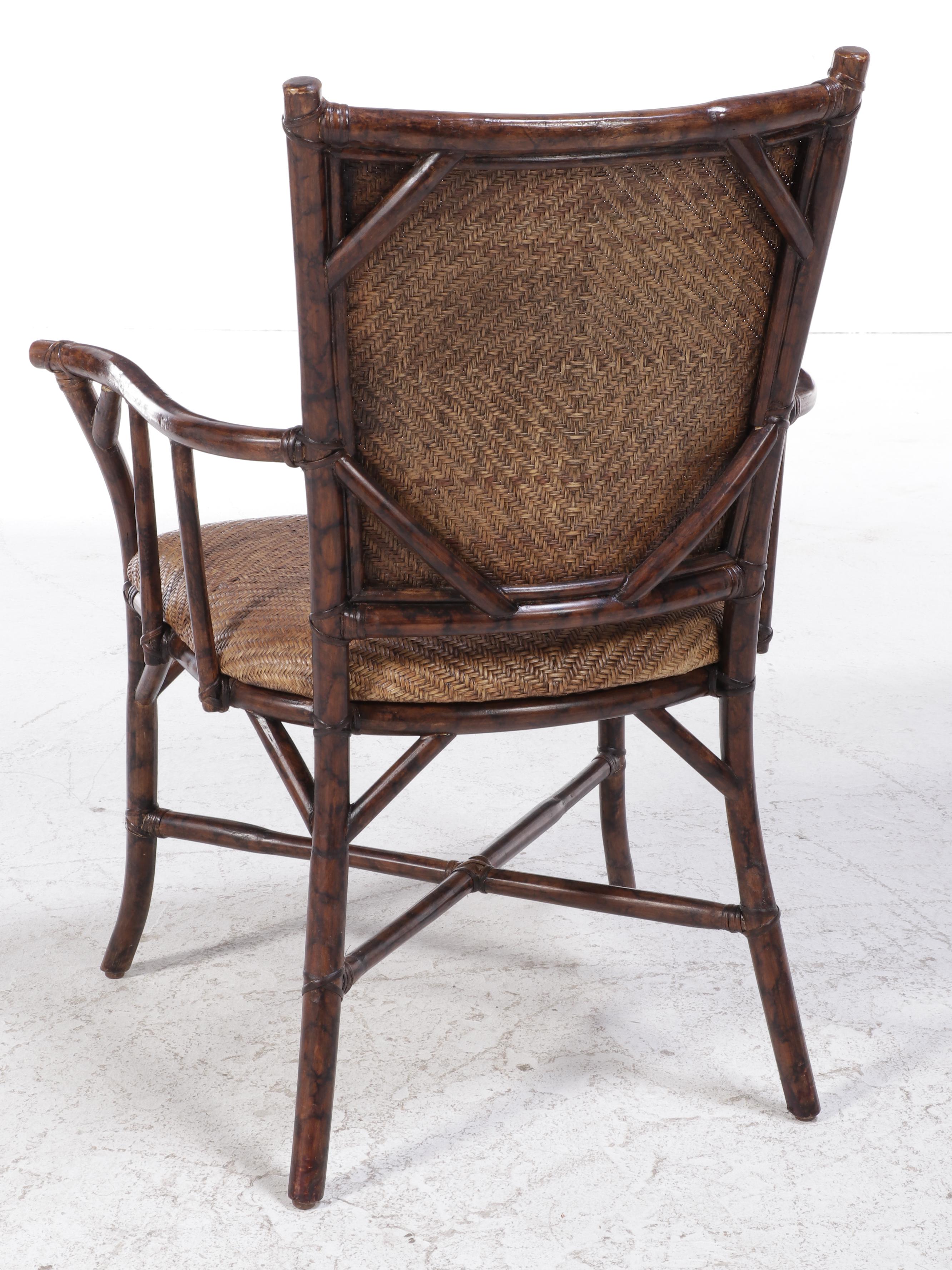 FourPiece Pier 1 Imports Rattan and Glass Top Dining Set EBTH