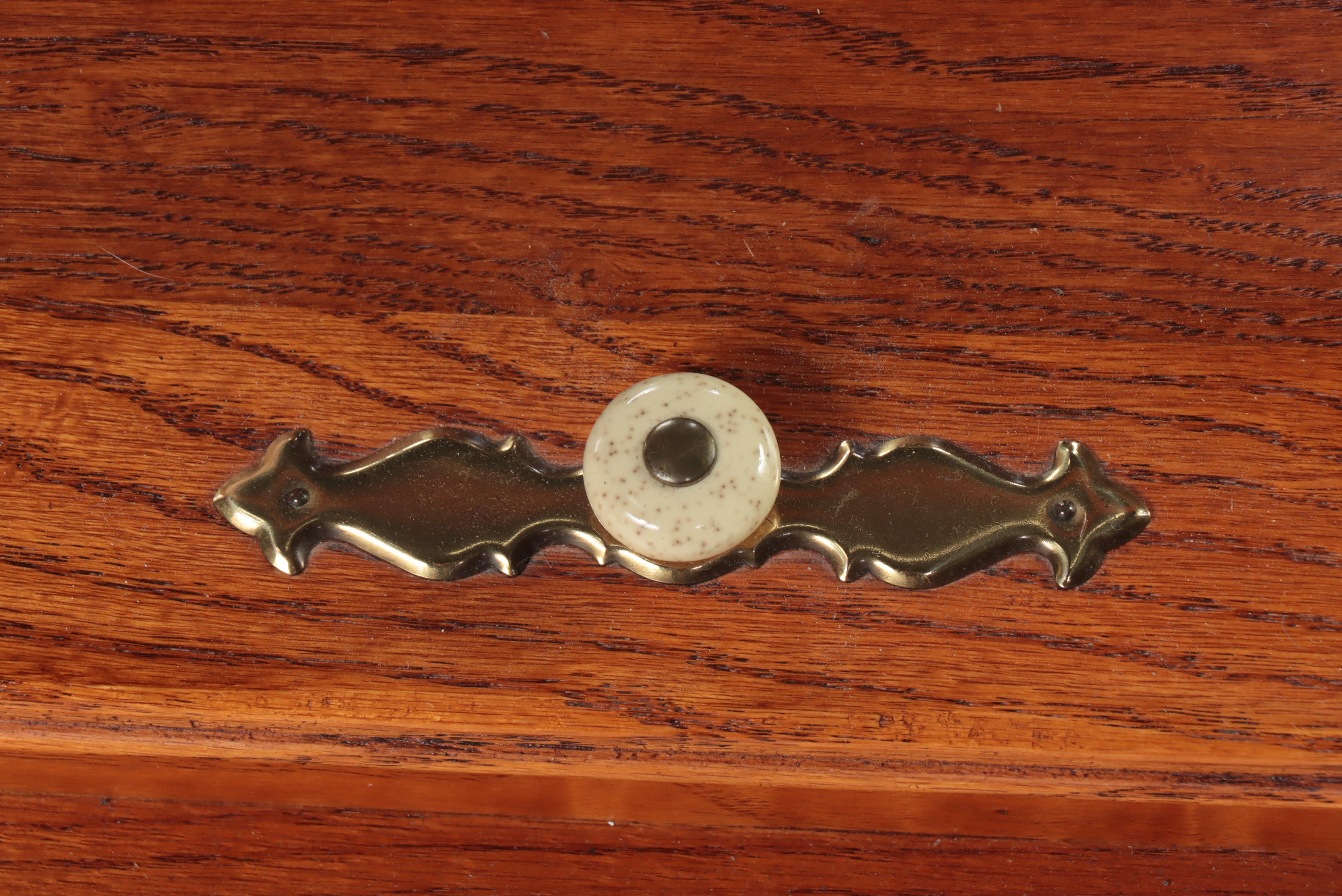 Lexington Oak Vanity Mirror With Storage EBTH