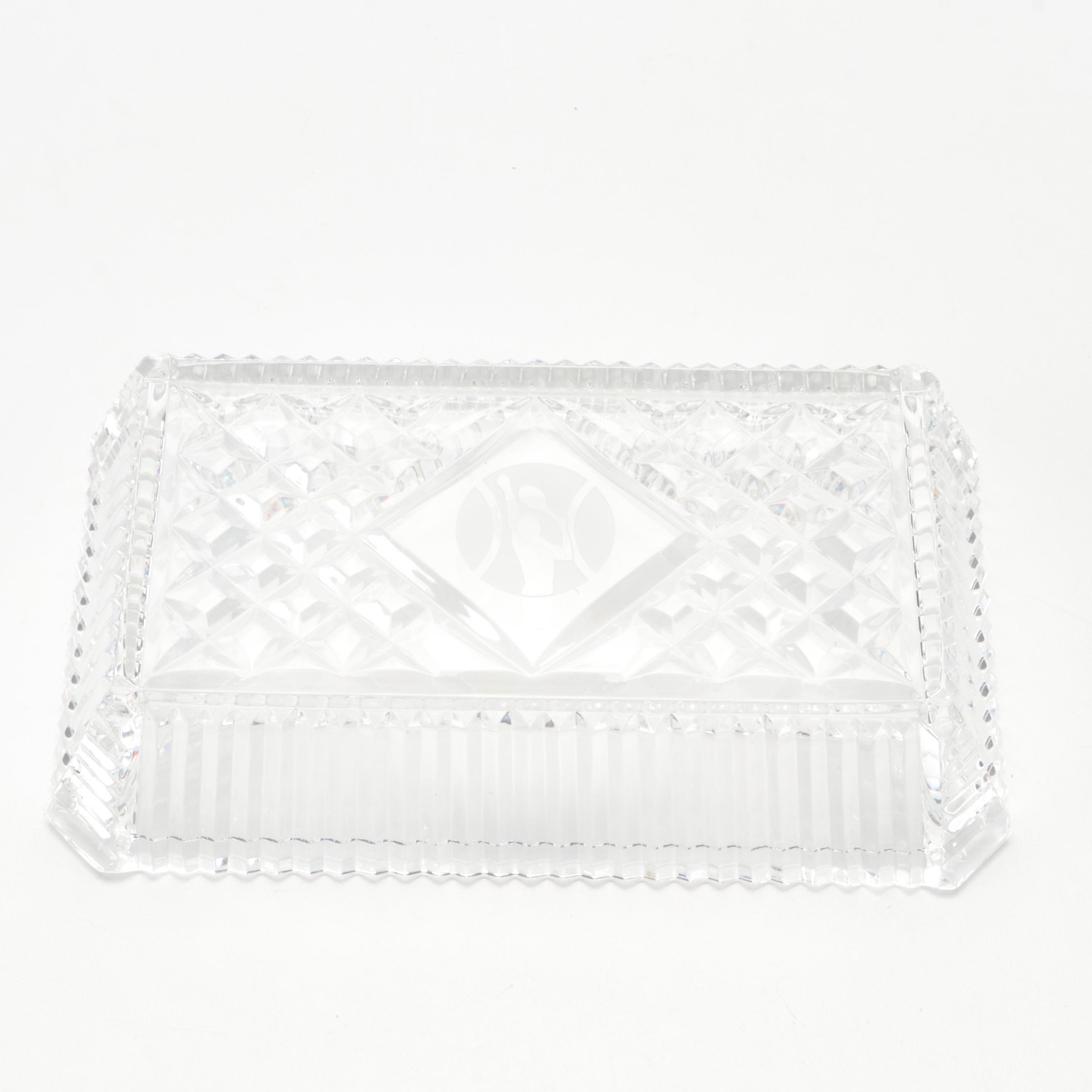 Crystal Candy Dish with Enoch Wedgwood China and More EBTH