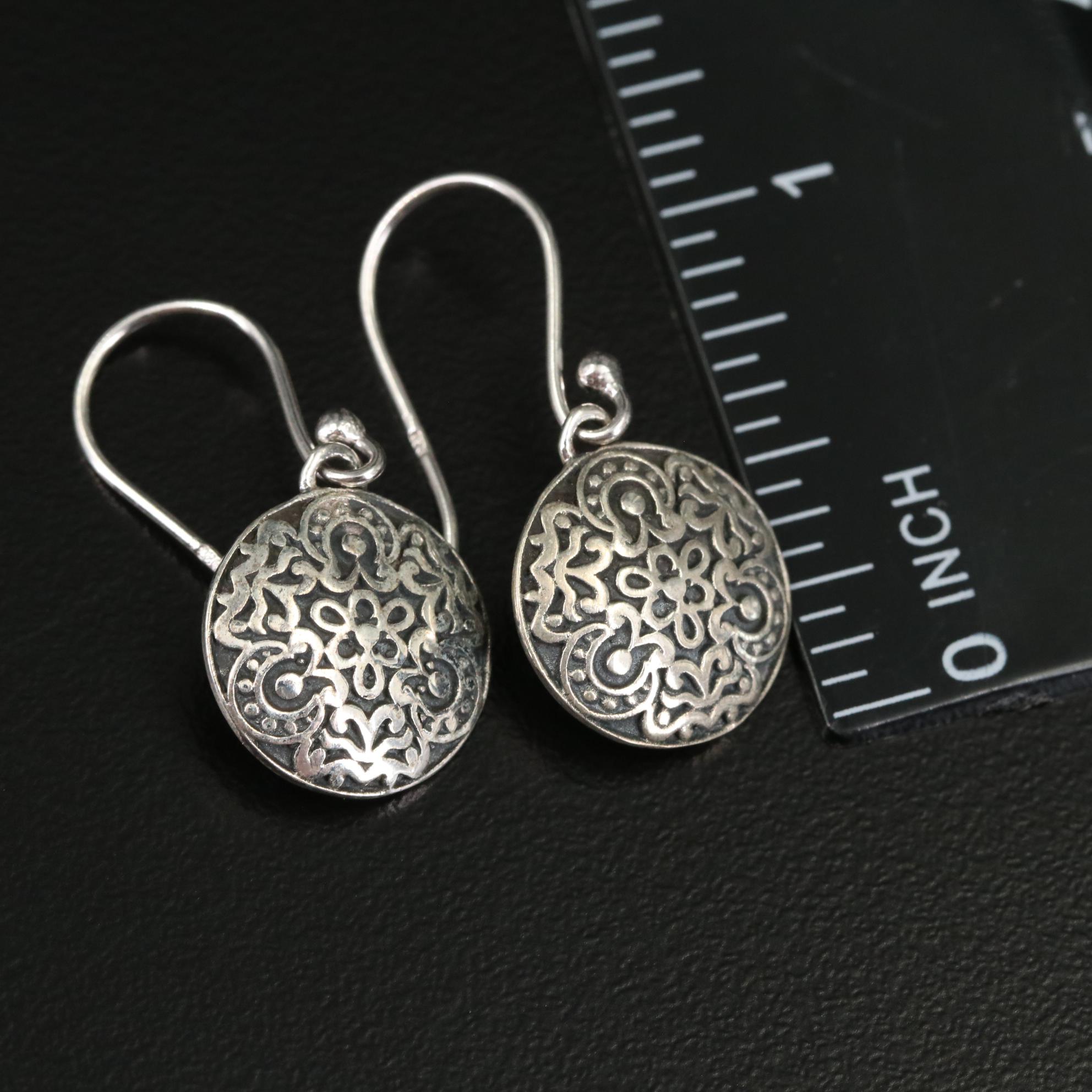 Sterling Drop Earrings EBTH