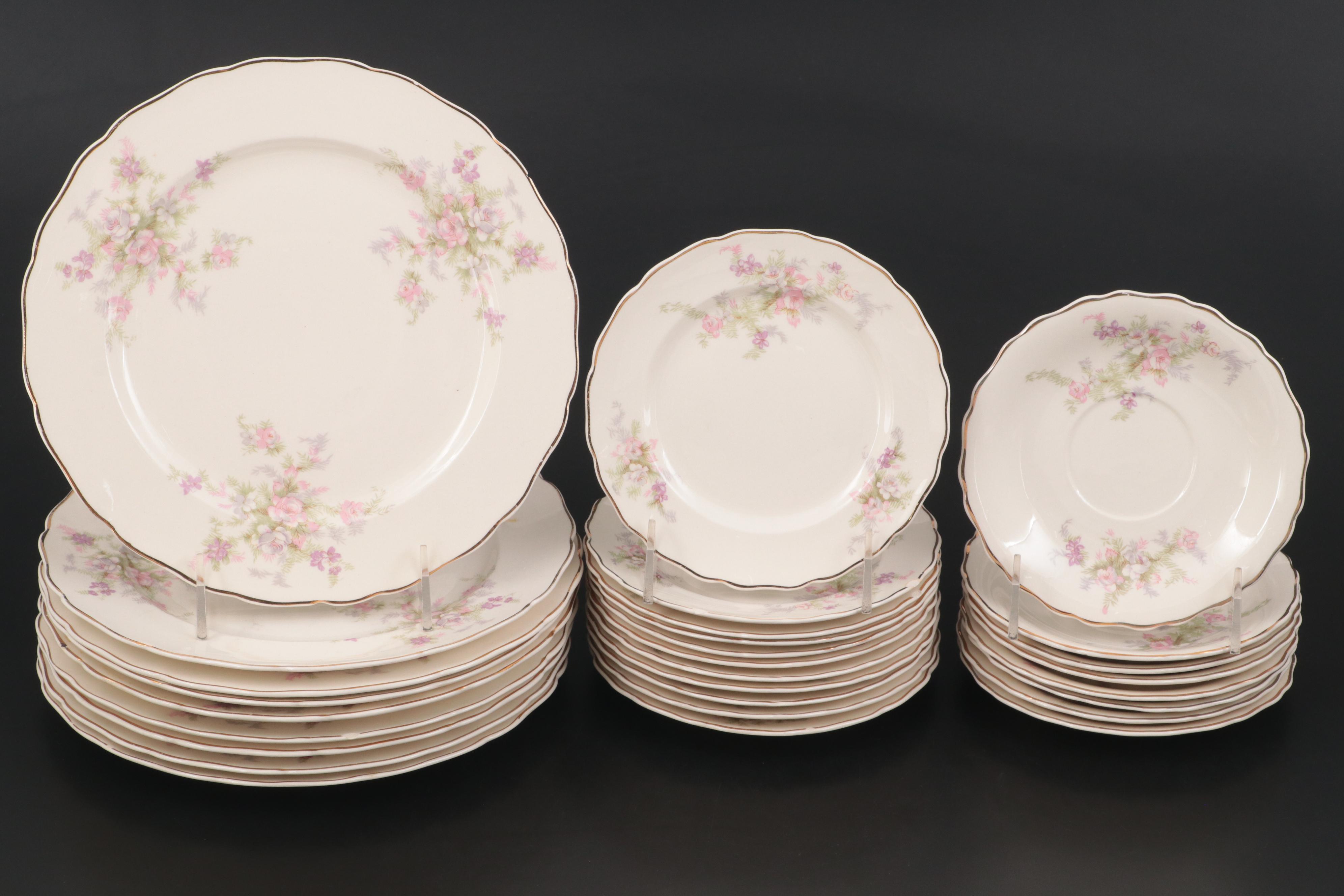 Keytone Earthenware Tableware and Serving Pieces, Mid20th Century EBTH