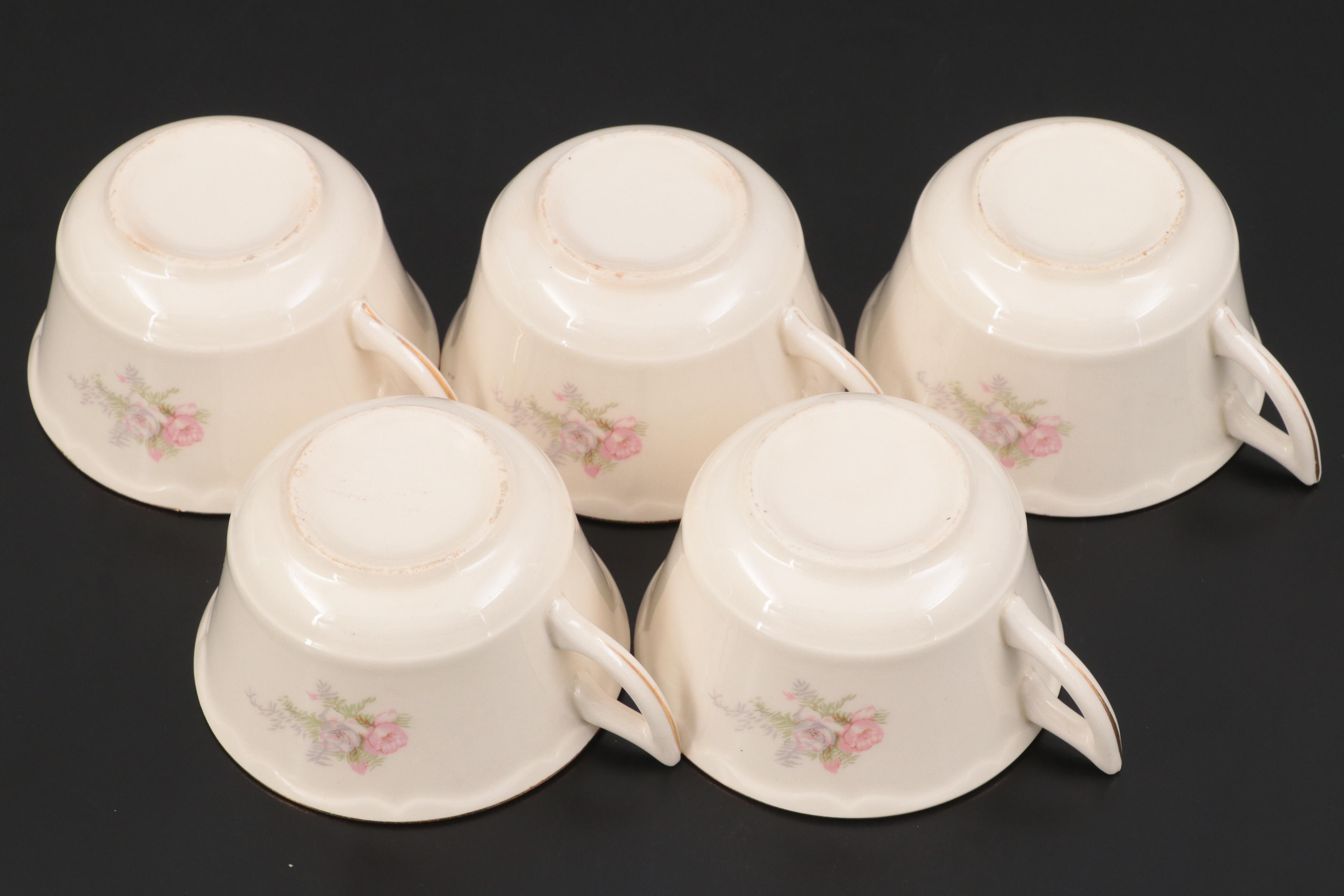 Keytone Earthenware Tableware and Serving Pieces, Mid20th Century EBTH