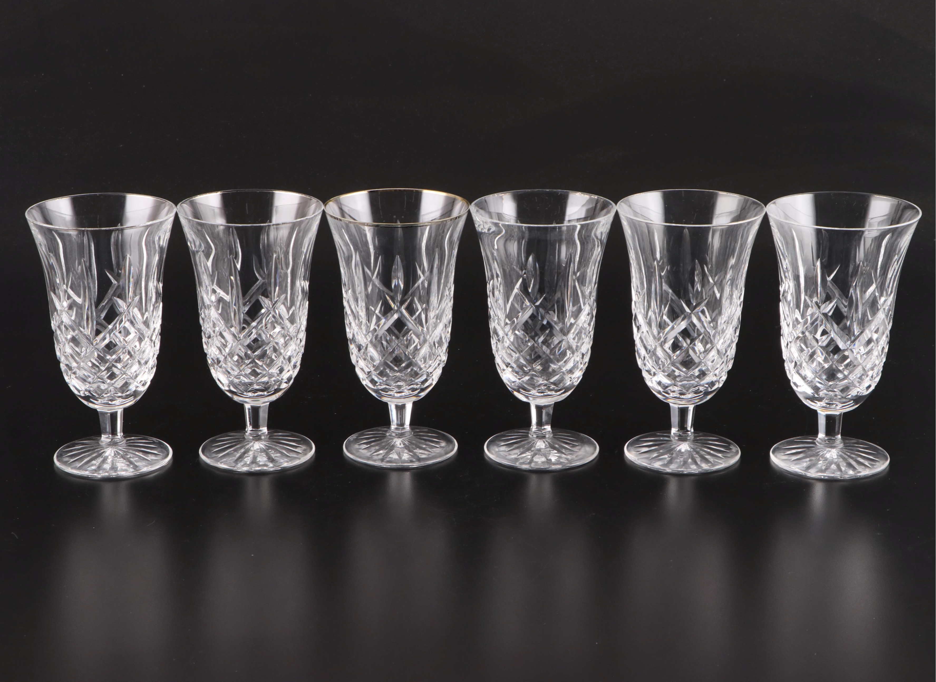 Waterford Crystal "Lismore" Iced Tea Glasses EBTH