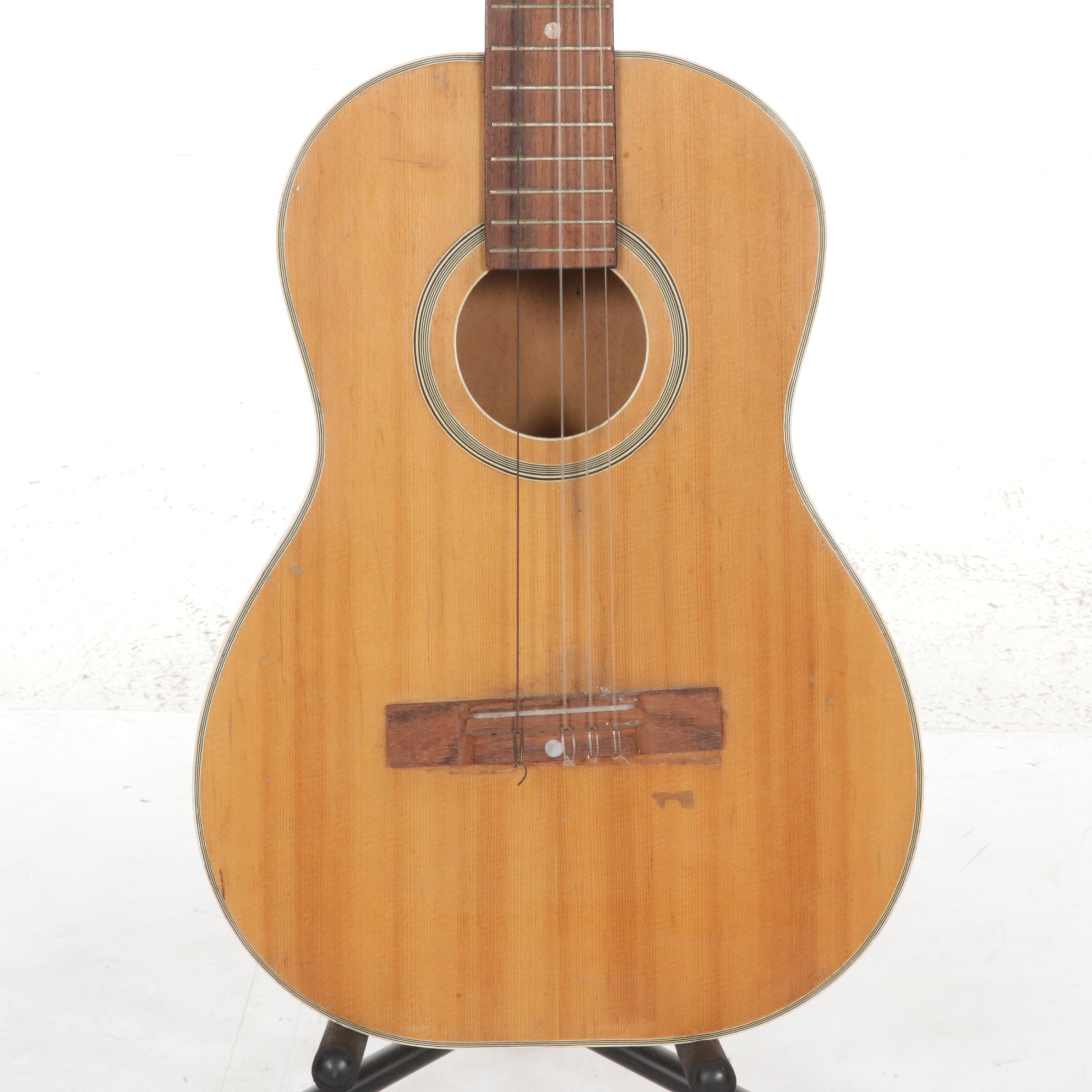 Classical Guitars, one Winston, and Toy Plastic Accordion EBTH