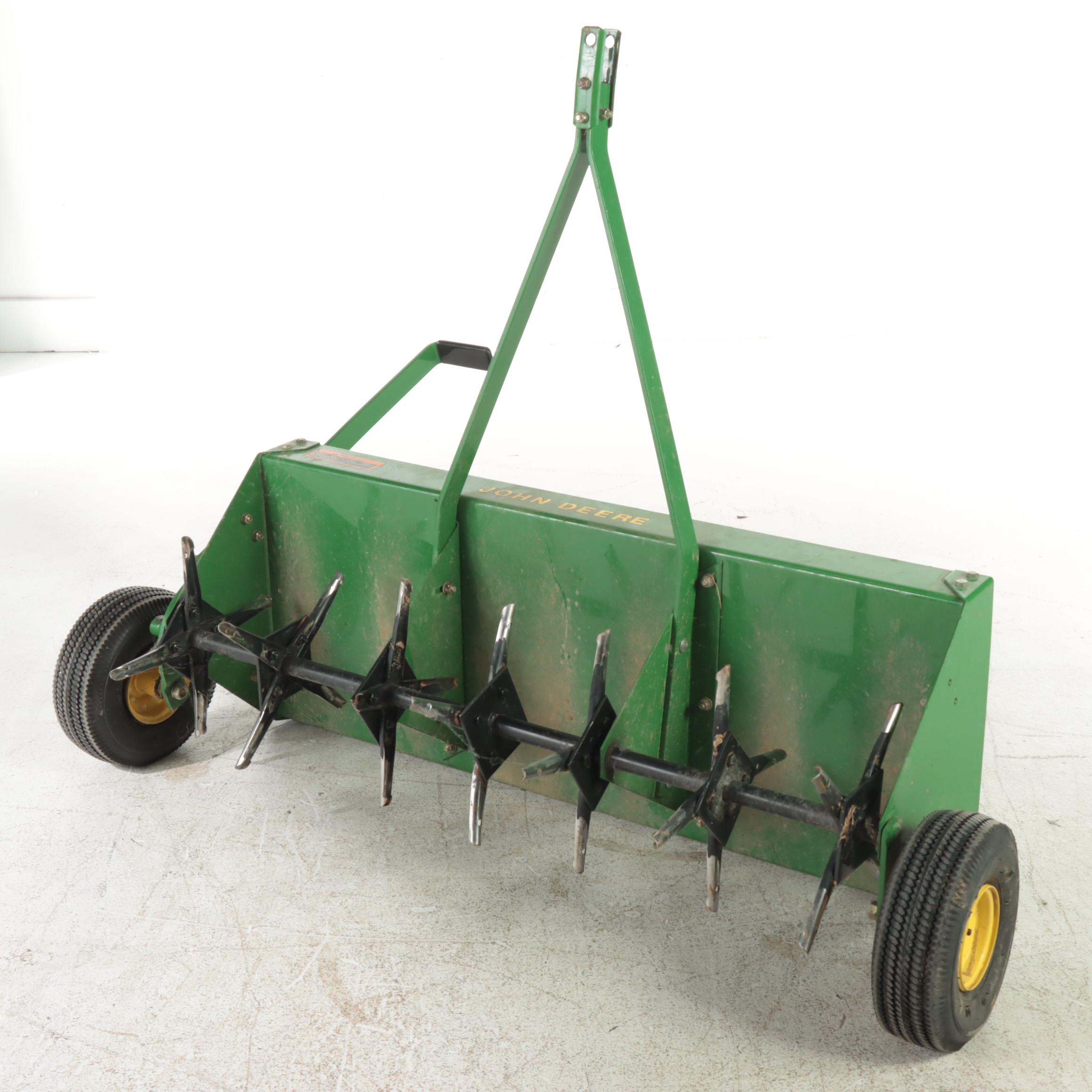 John Deere TowBehind Plug Aerator EBTH