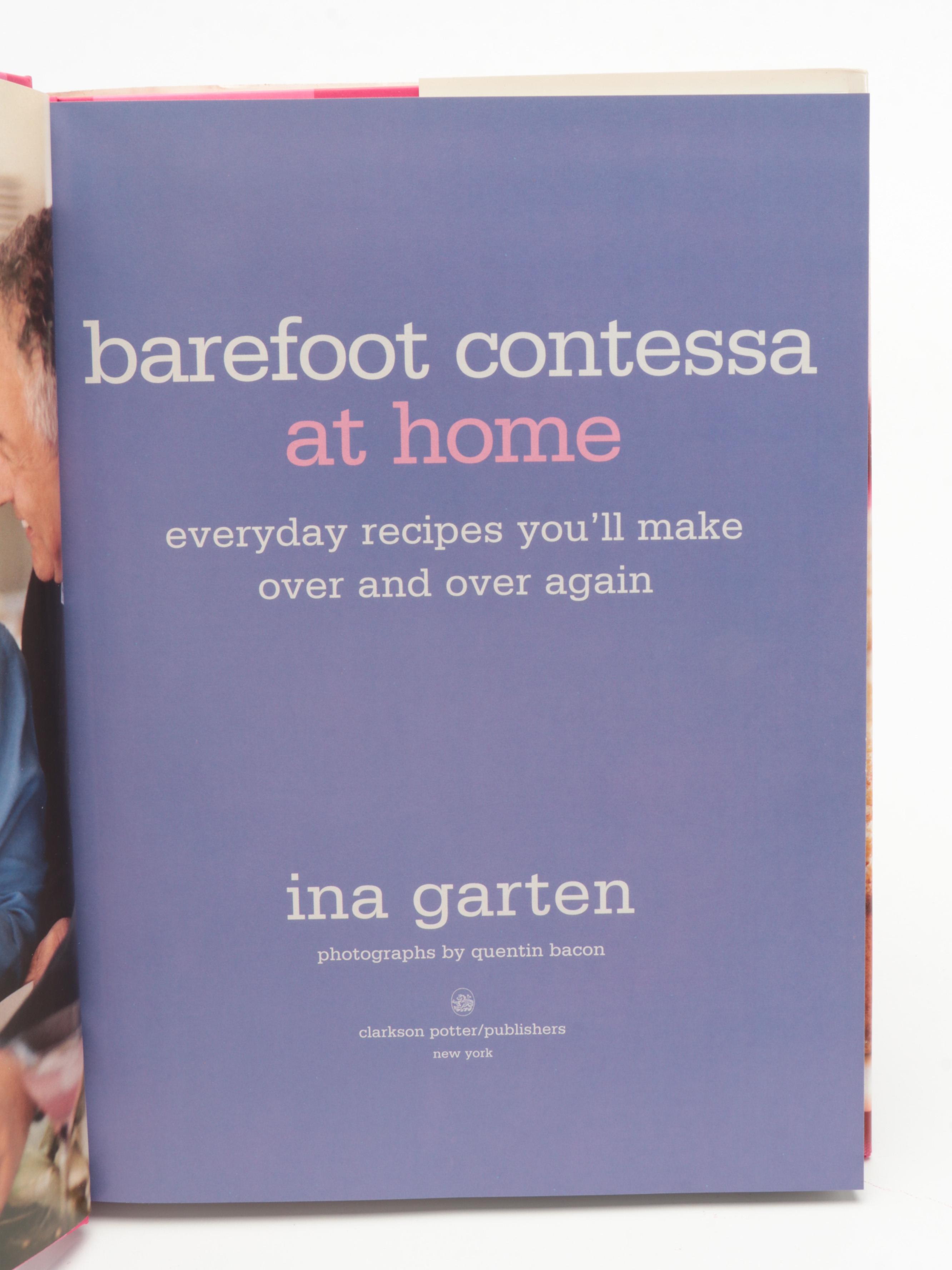 "Barefoot Contessa At Home" And More Cookbooks By Ina Garten | EBTH