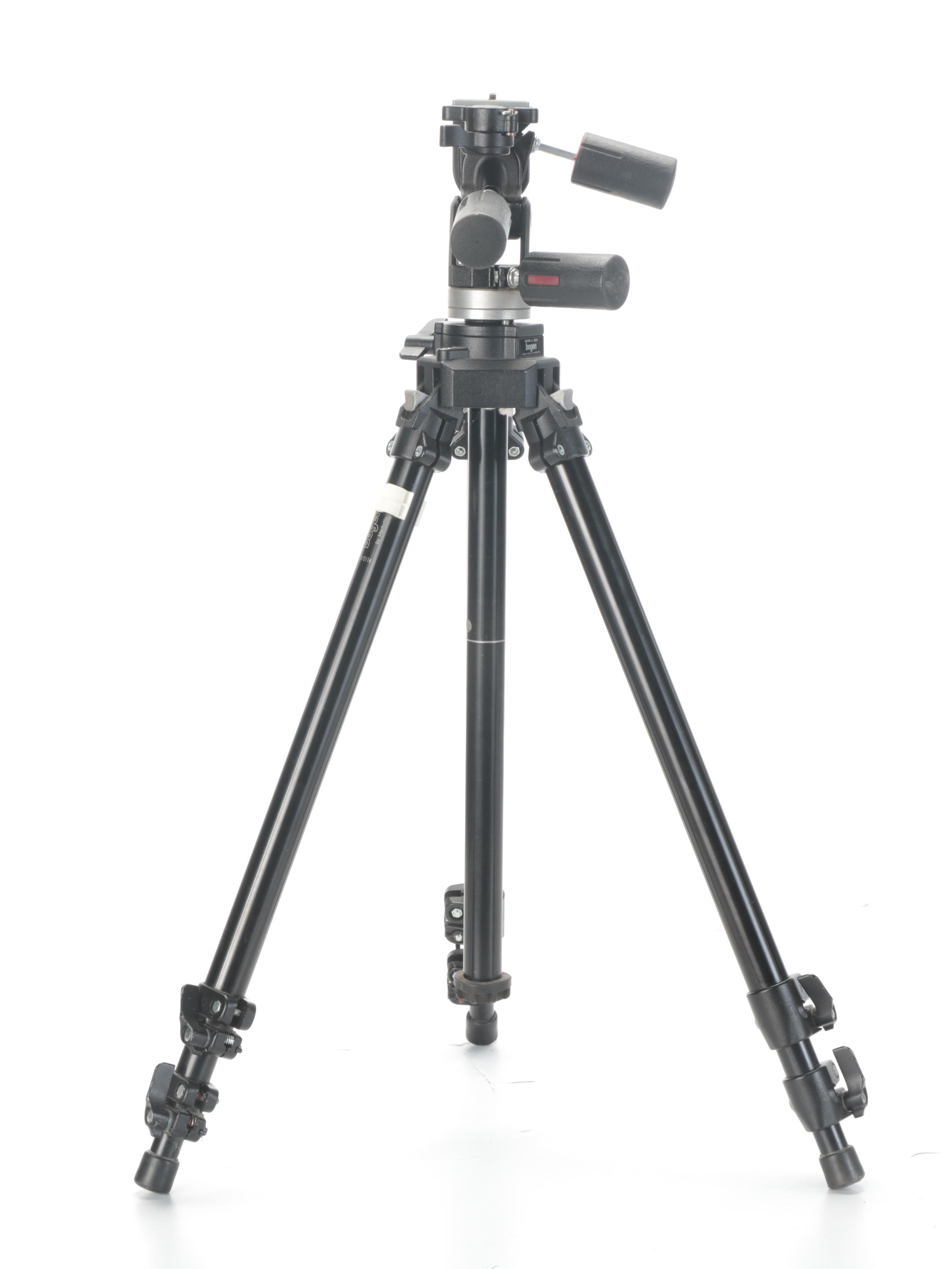 Bogen 3221 Professional Tripod with 3030 ThreeWay Tripod Head EBTH