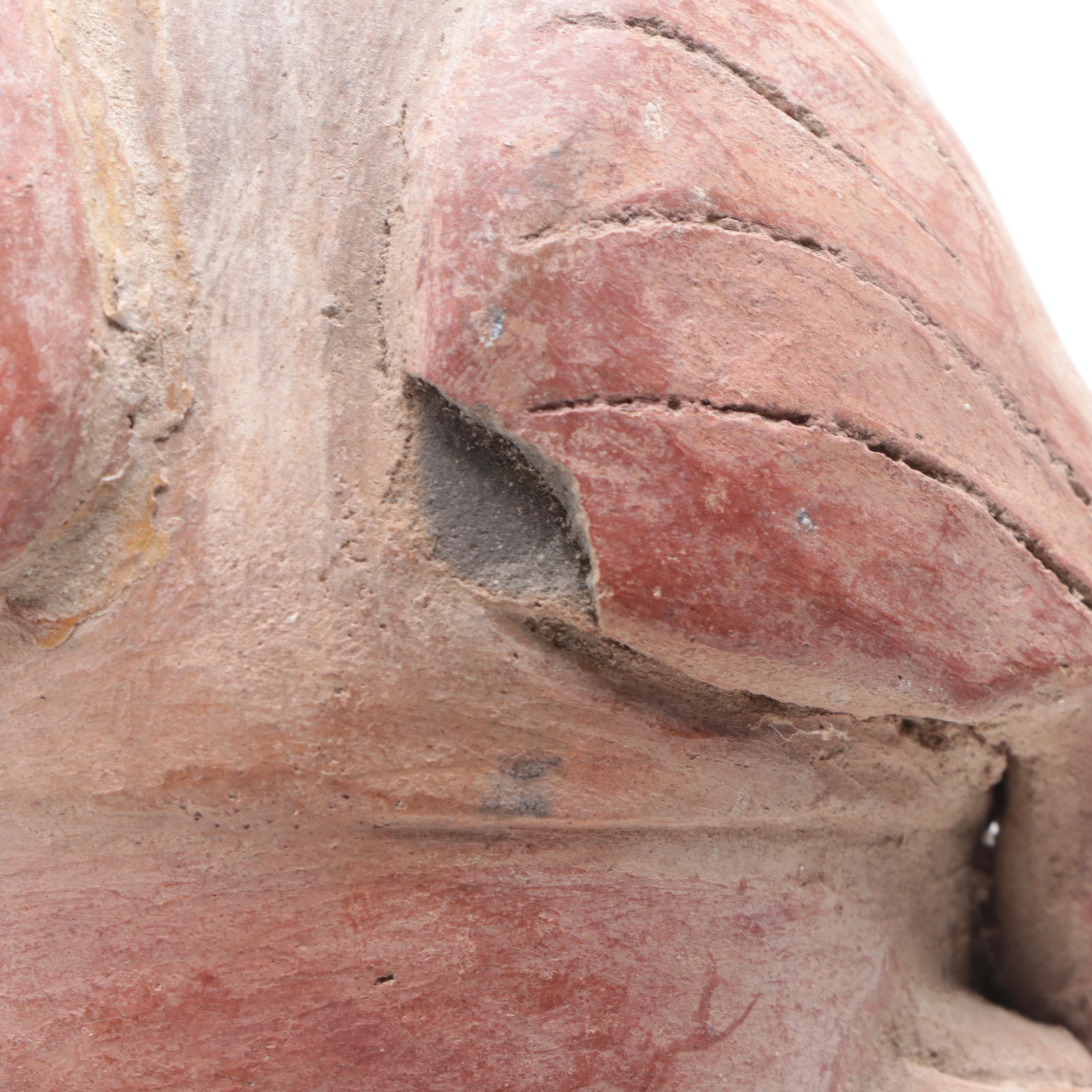 PreColumbian Style Clay Figurines EBTH