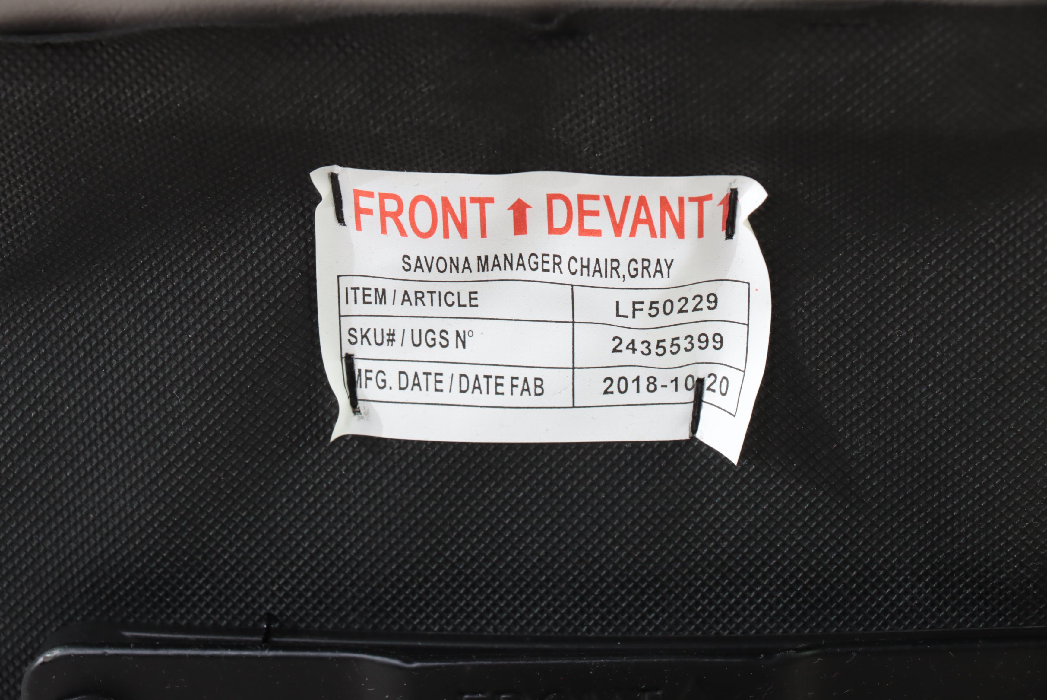 LaZBoy "Savona" Leather Upholstered Office Arm Chair EBTH