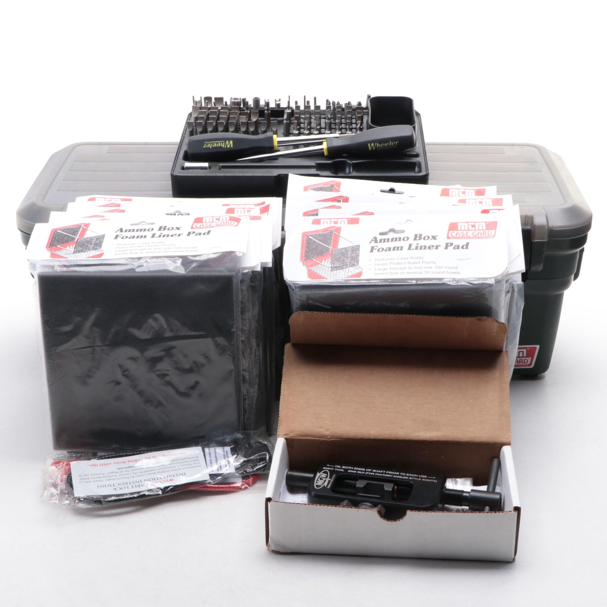 Firearm Cleaning Tools, Ammo Box Foam Liner Pad and More EBTH