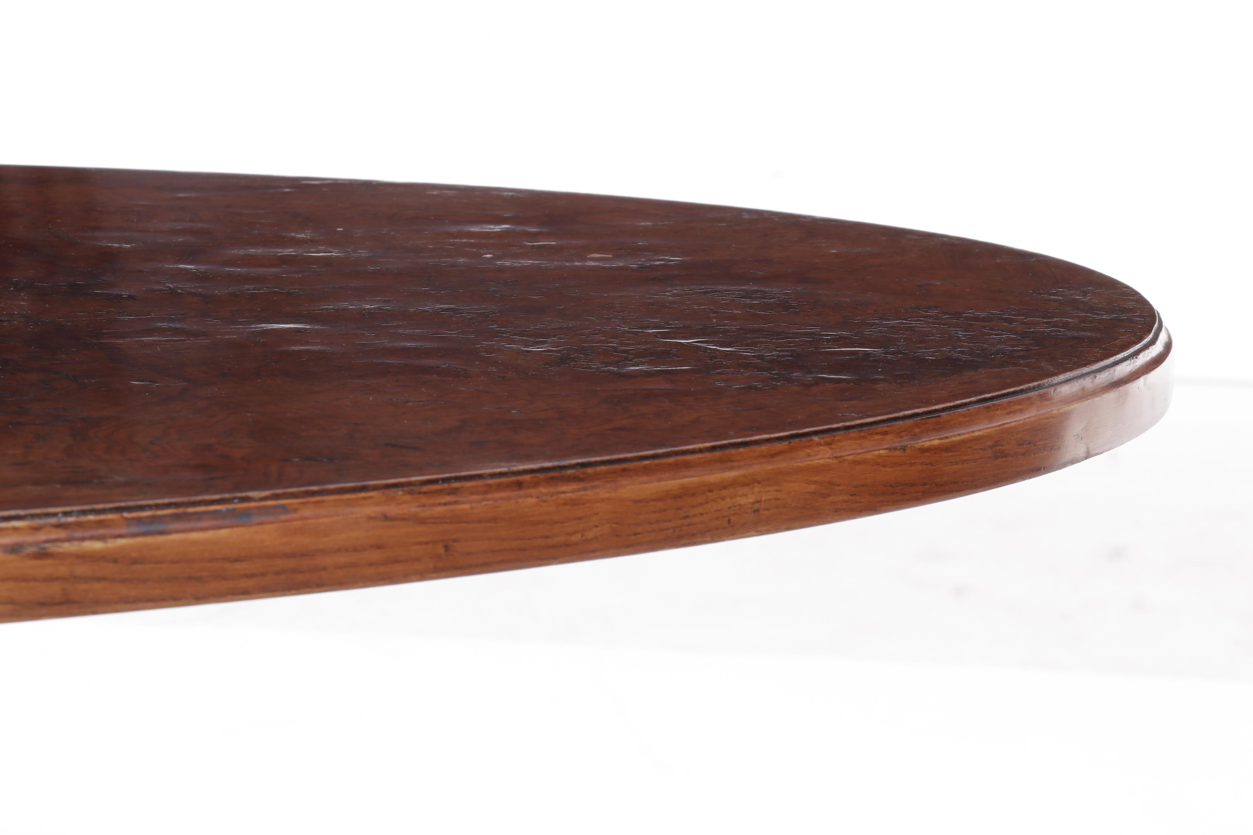 Federal Style Burl Walnut and Maple Coffee Table, 20th Century EBTH