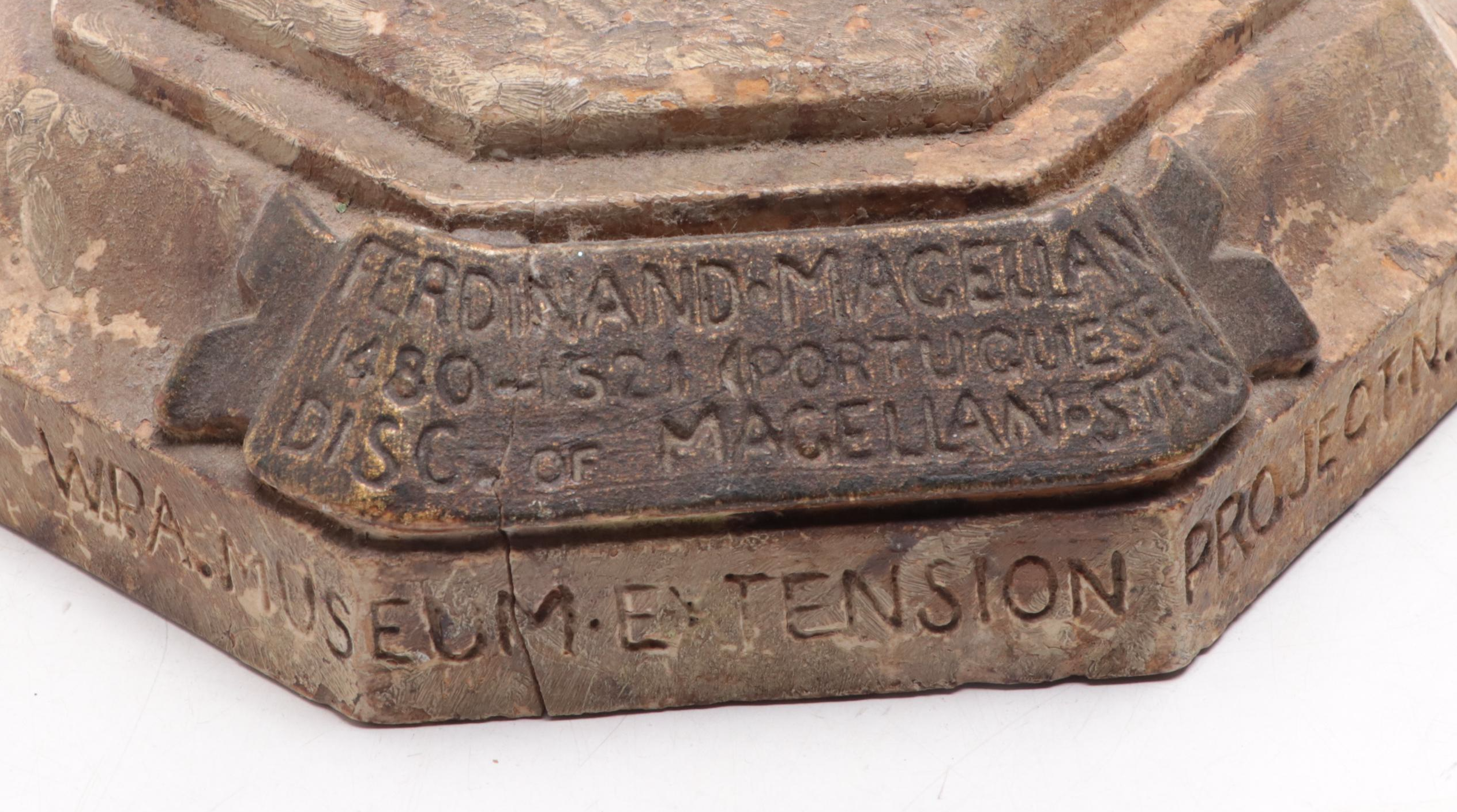 WPA Museum Extension Project "Ferdinand Magellan" Educational Mannequin